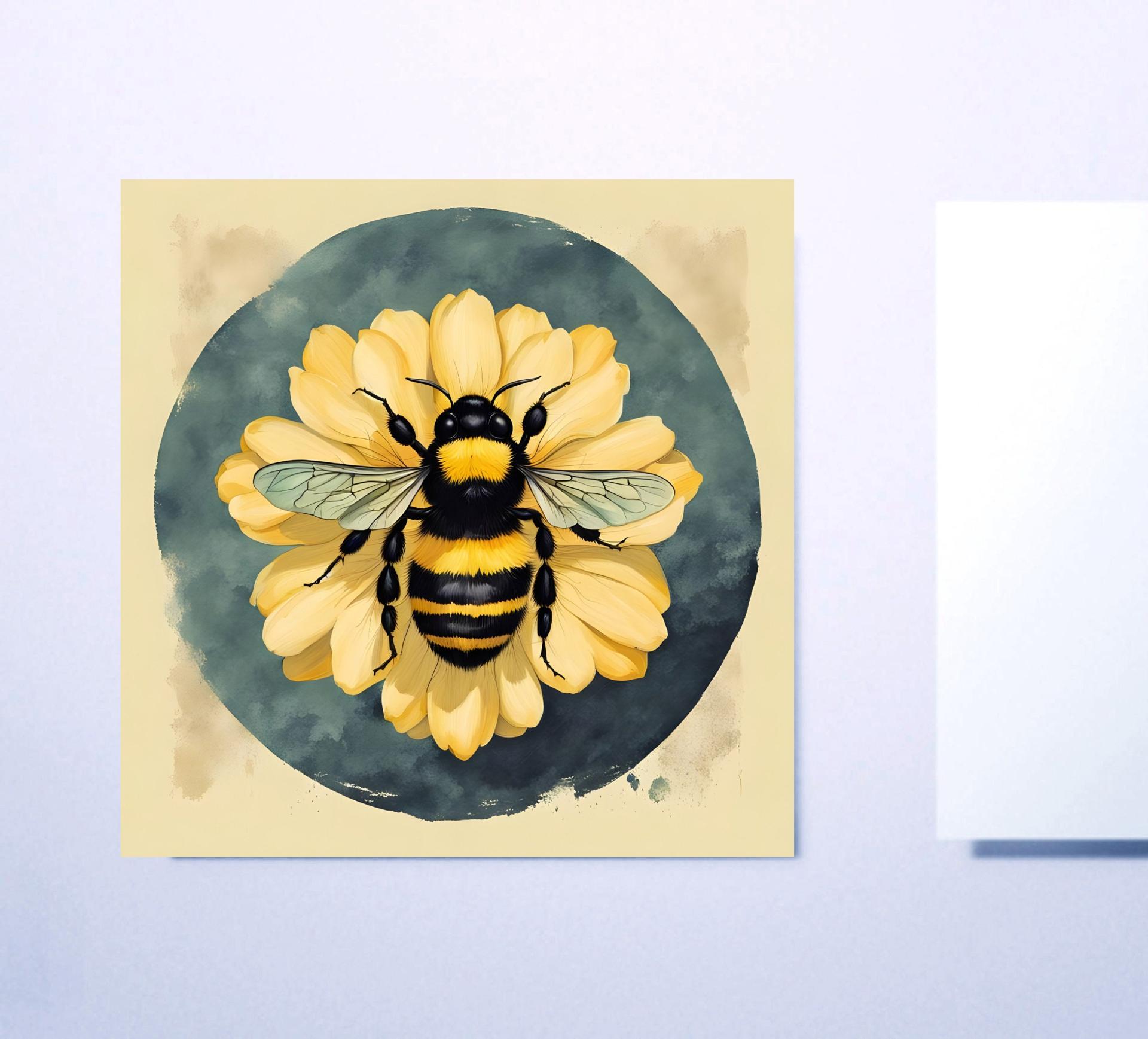 Bumble Bee Cards, Large Note Card, Invites, Birthday, Money Card