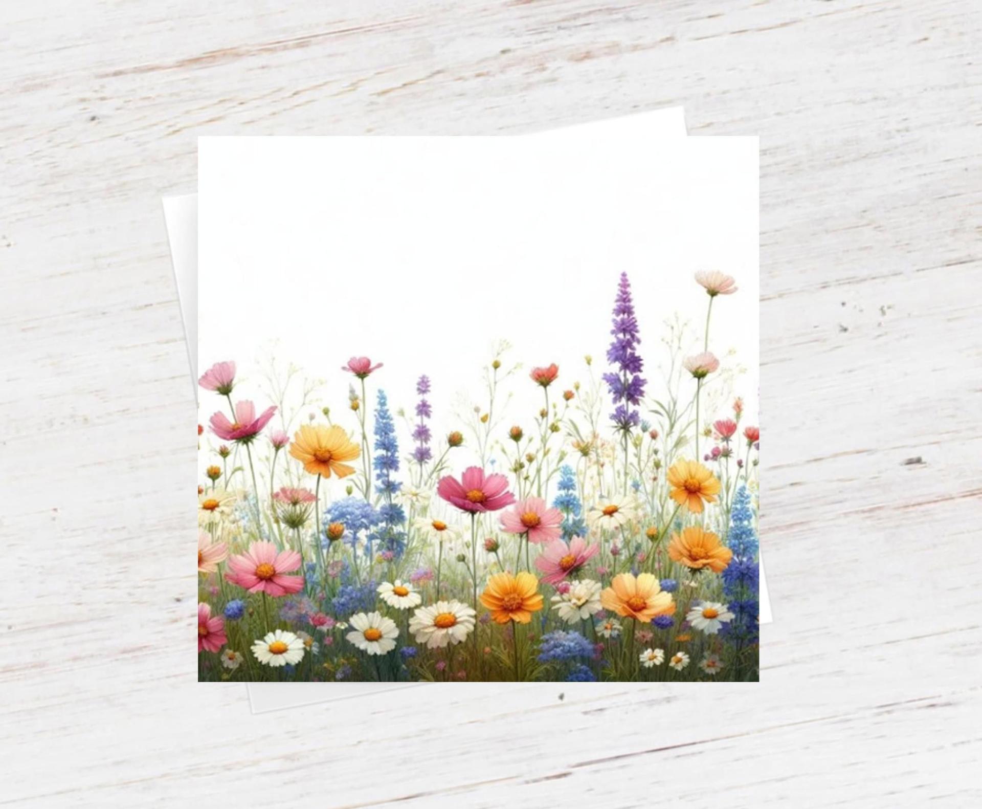 Wildflowers - Single Card or Bulk 10 Pack of Gift Cards