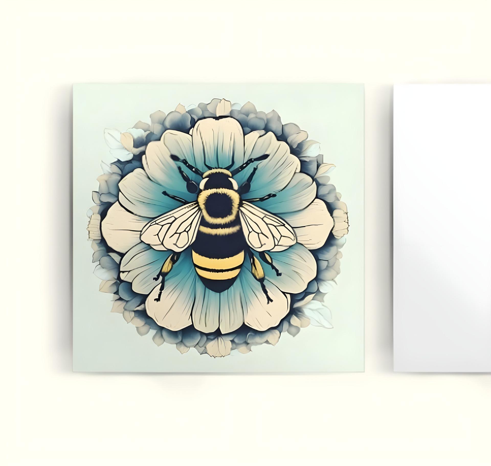 Bumble Bee Cards, Large Note Card, Invites, Birthday, Money Card