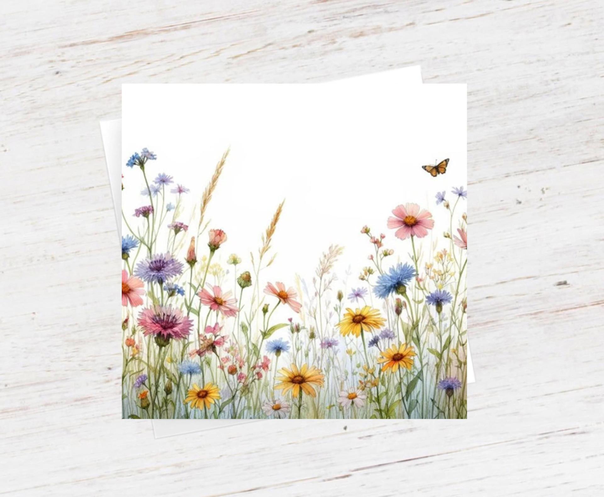 Wildflowers - Single Card or Bulk 10 Pack of Gift Cards