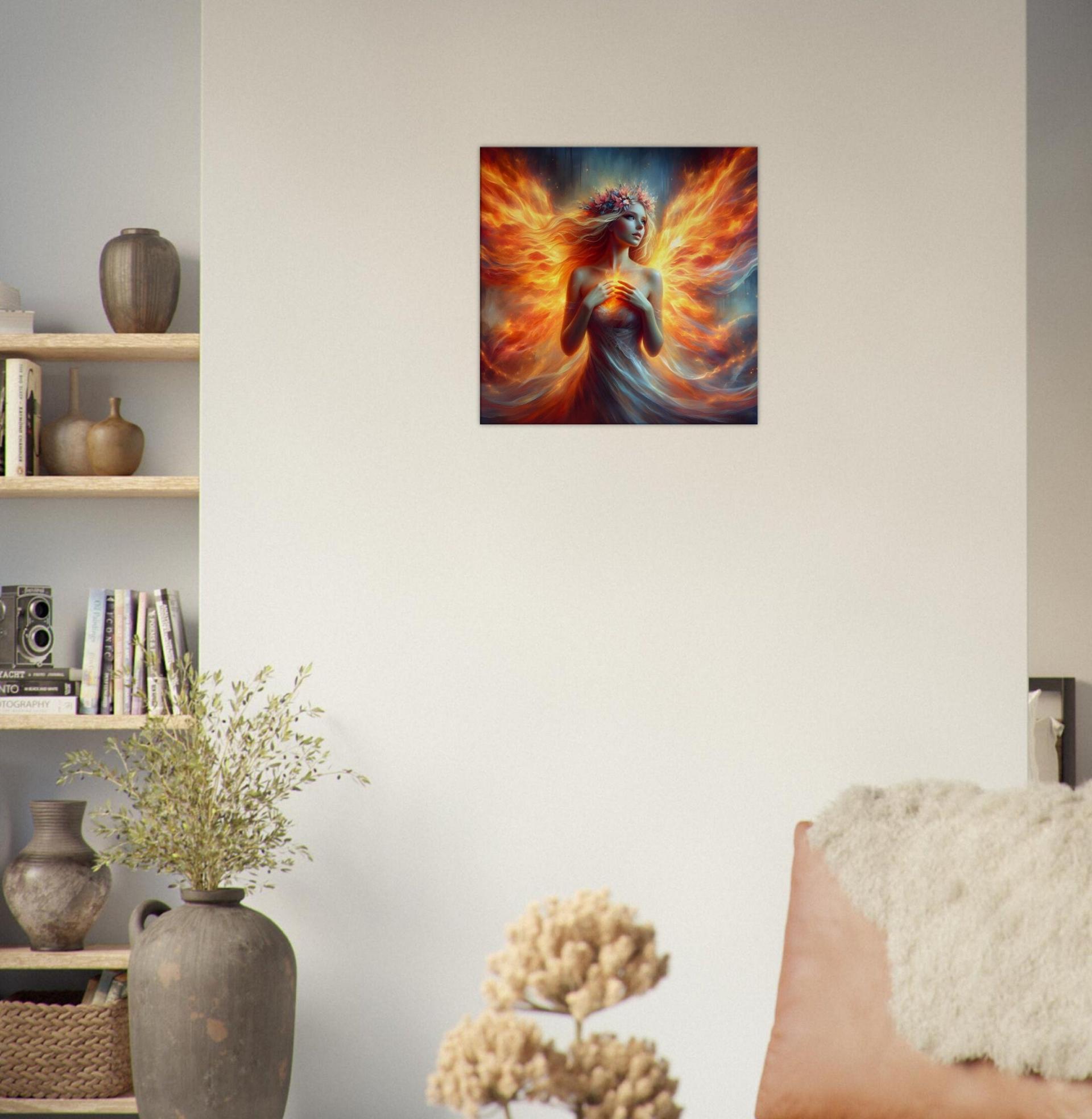 Print on Canvas, Fire Fairy, Ready to Hang