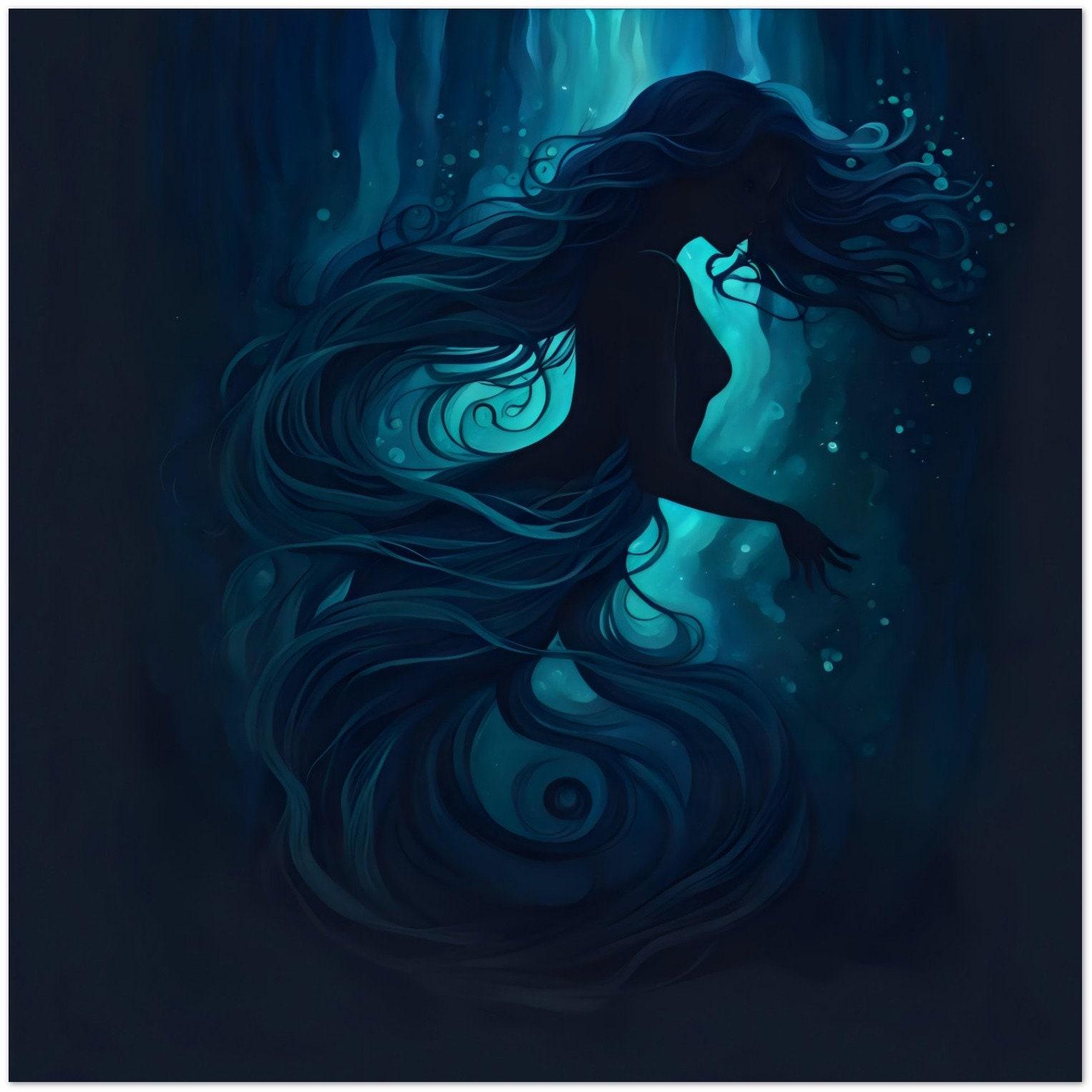 Mermaid Greeting Cards, Birthday, Invitations, Thank You Cards