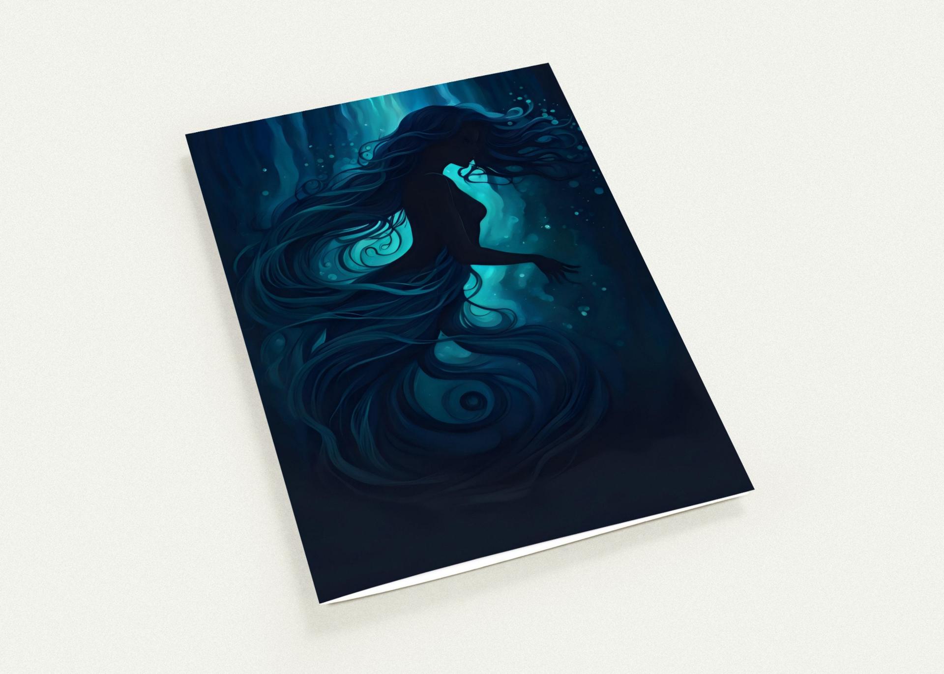 Mermaid Greeting Cards, Birthday, Invitations, Thank You Cards