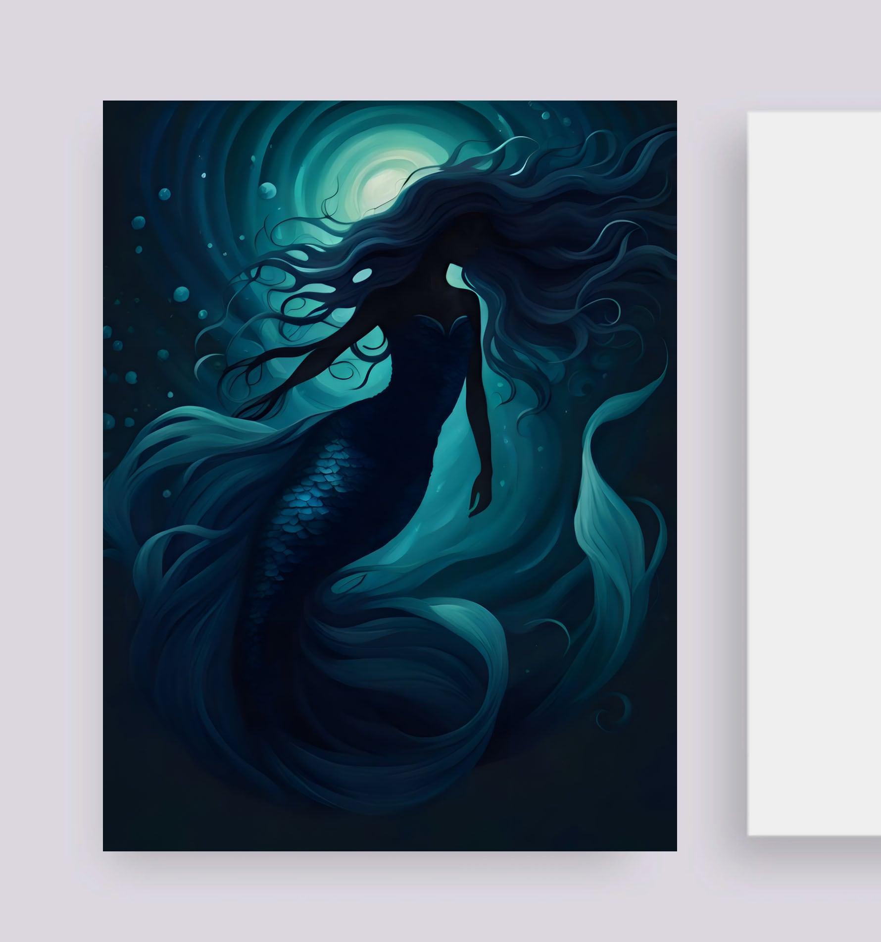 Mermaid Greeting Cards, Birthday, Invitations, Thank You Cards