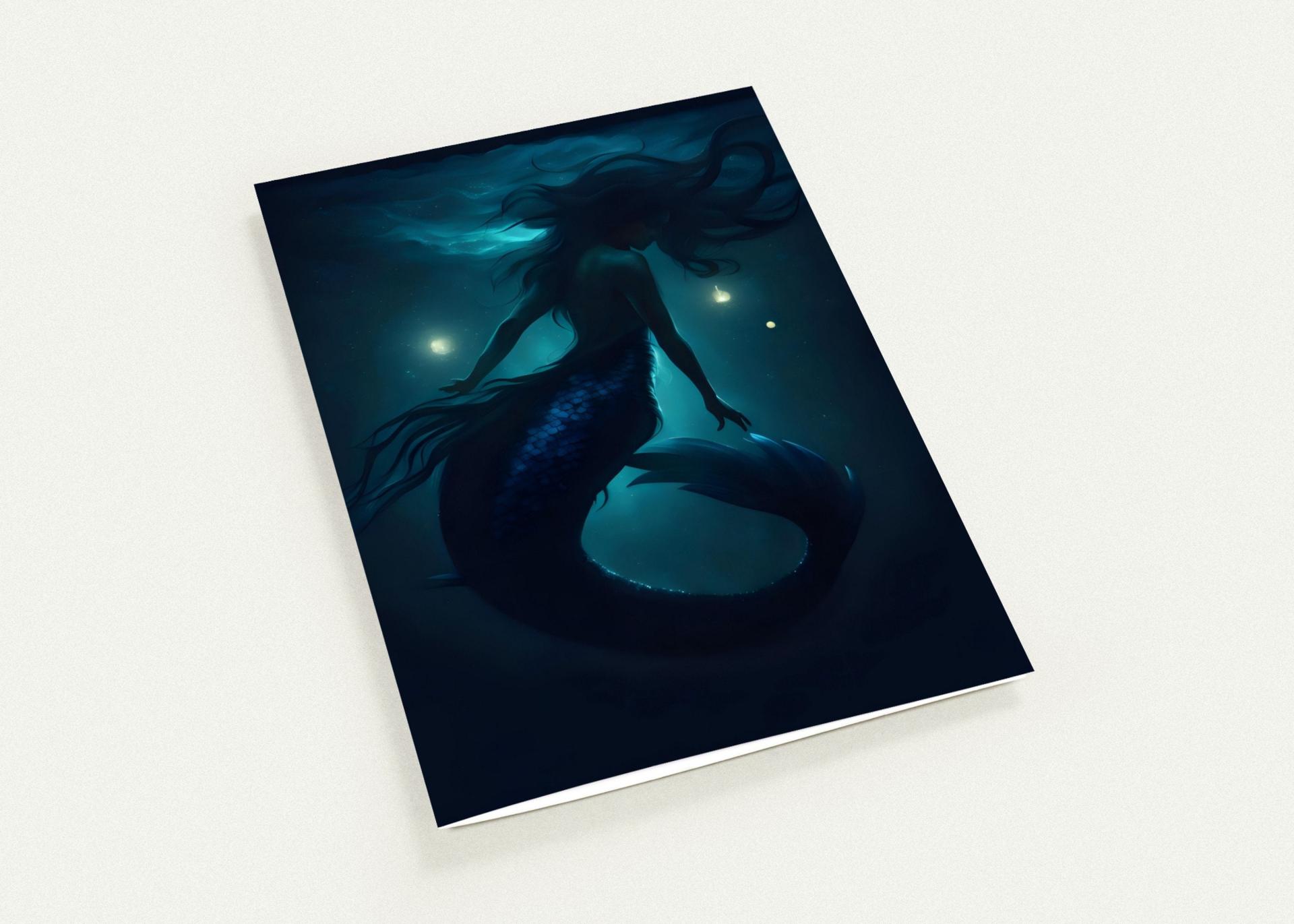 Mermaid Greeting Cards, Birthday, Invitations, Thank You Cards