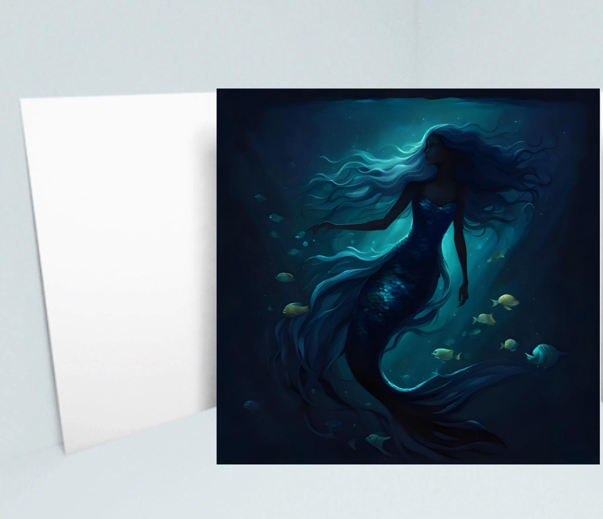 Mermaid Greeting Cards, Birthday, Invitations, Thank You Cards