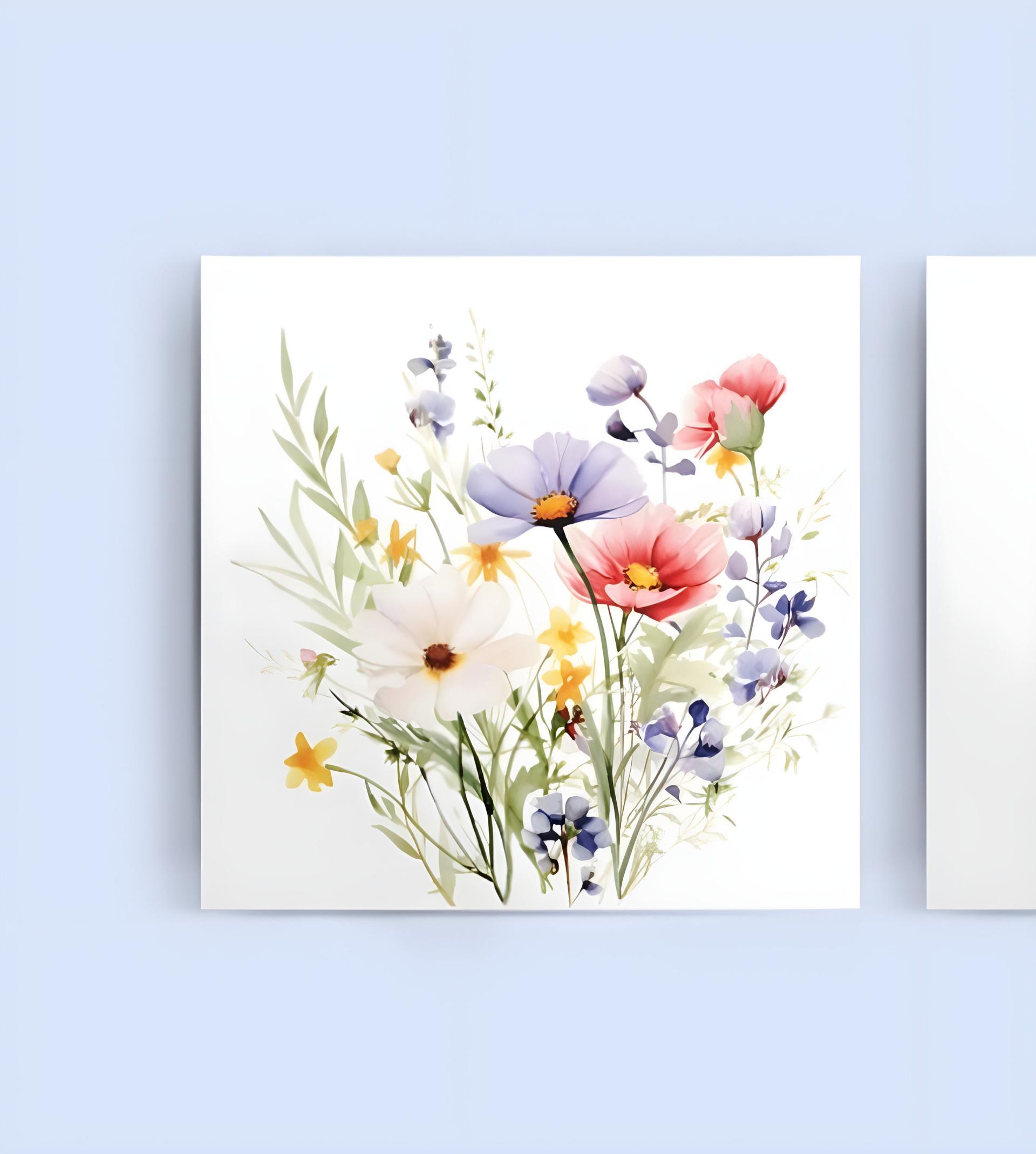 Wildflowers - Single Card or Bulk 10 Pack of Gift Cards
