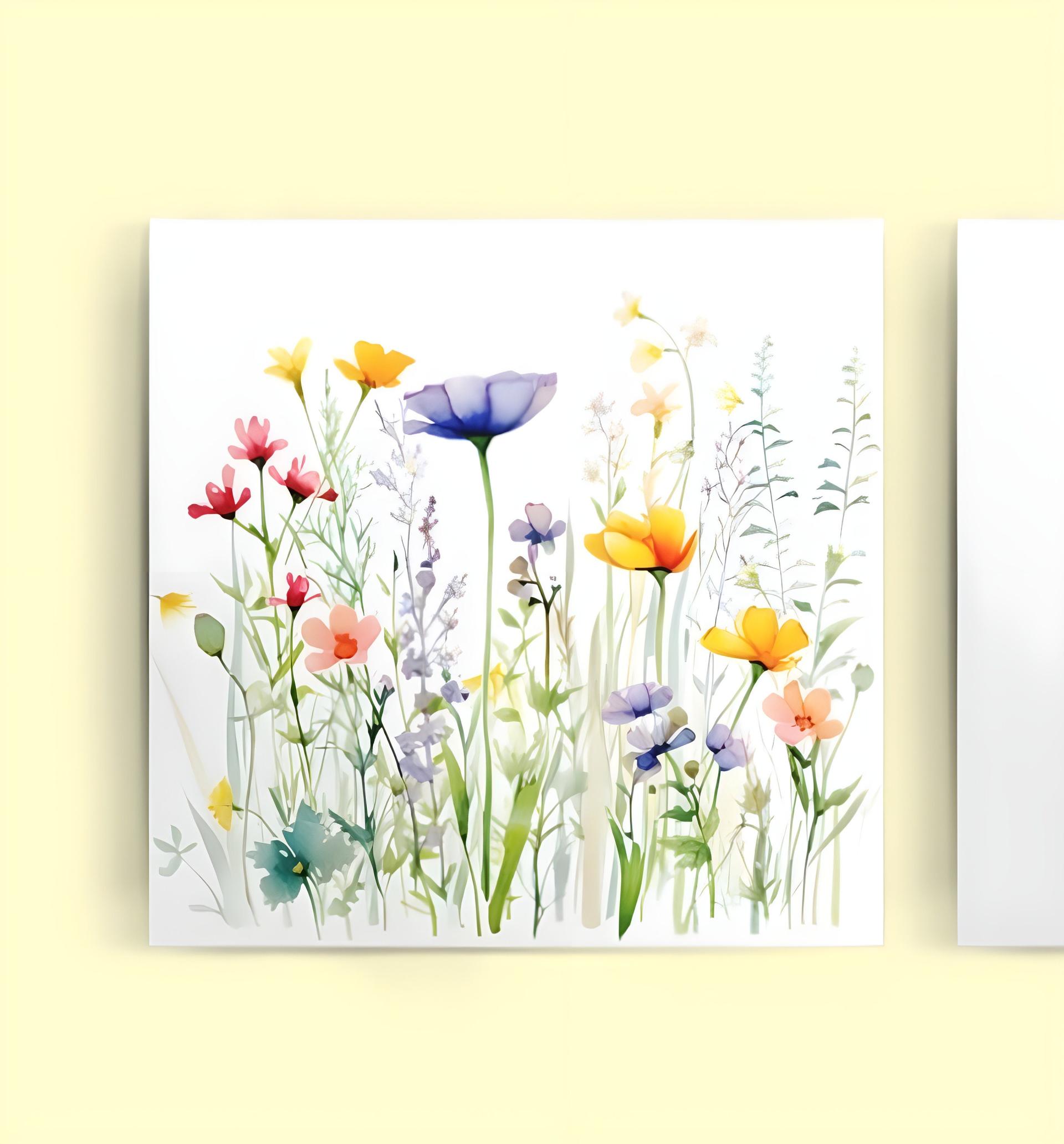 Set of Floral Gift Cards, 3 Designs, Bulk Pack of Cards
