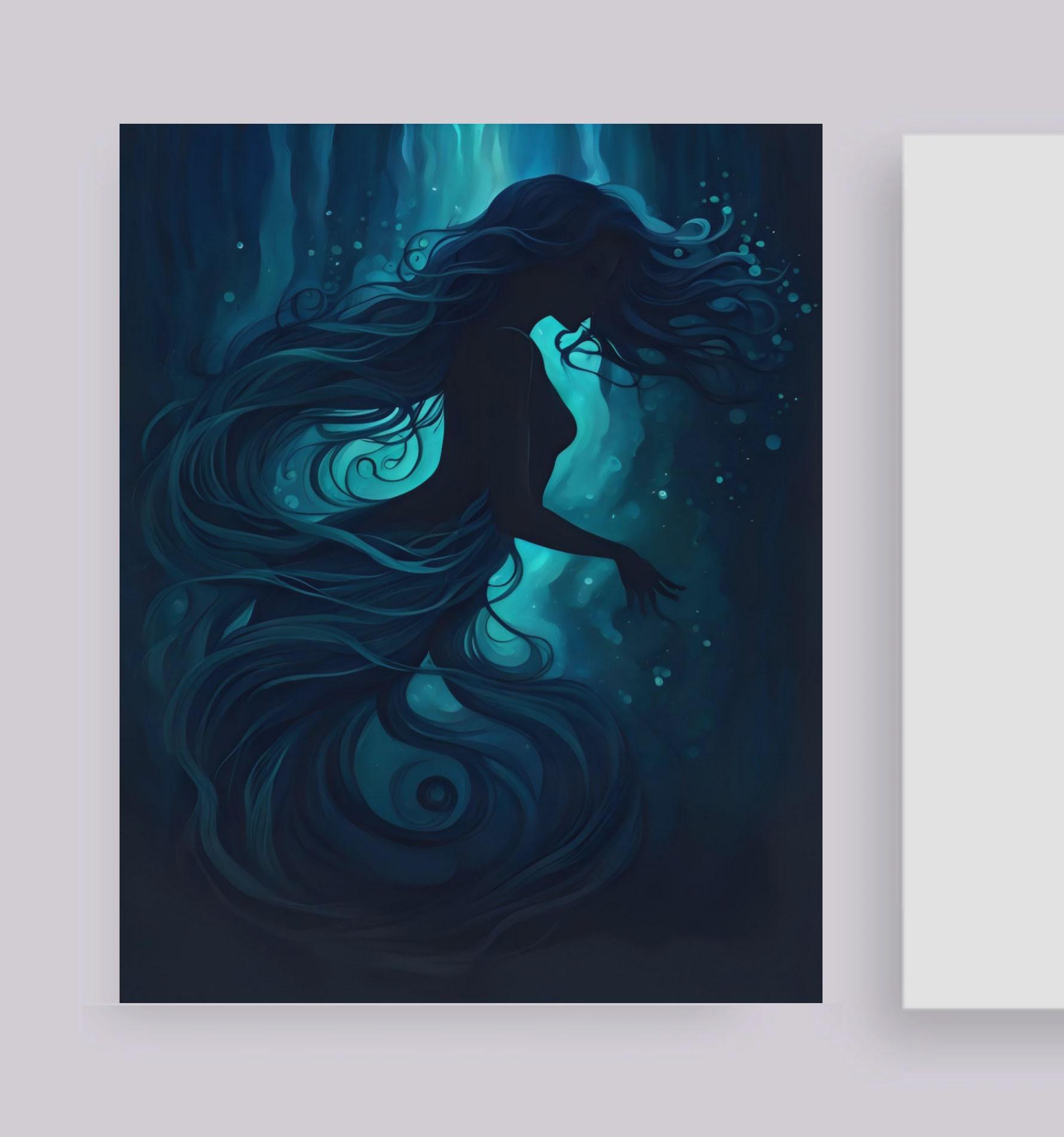 Mermaid Greeting Cards, Birthday, Invitations, Thank You Cards