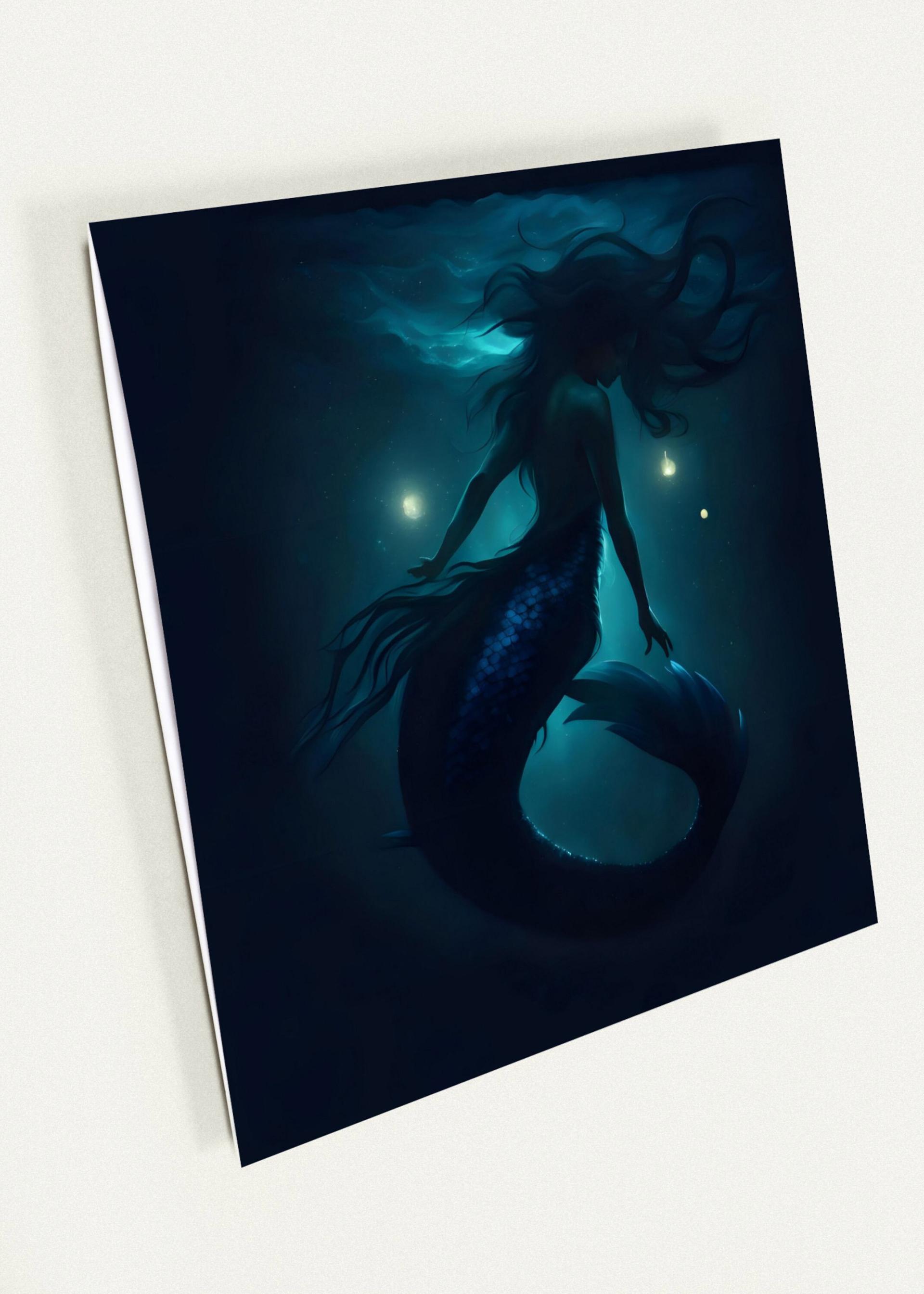 Mermaid Greeting Cards, Birthday, Invitations, Thank You Cards