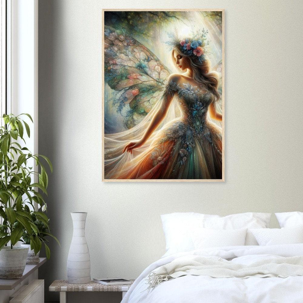 Fairy Print - Framed or Unframed - Original Art - Print on Paper
