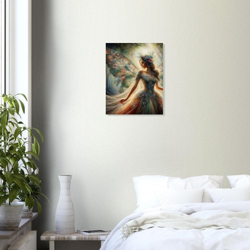 Wood Print, Fairy, Original Art, Print on Wood, Ready to Hang