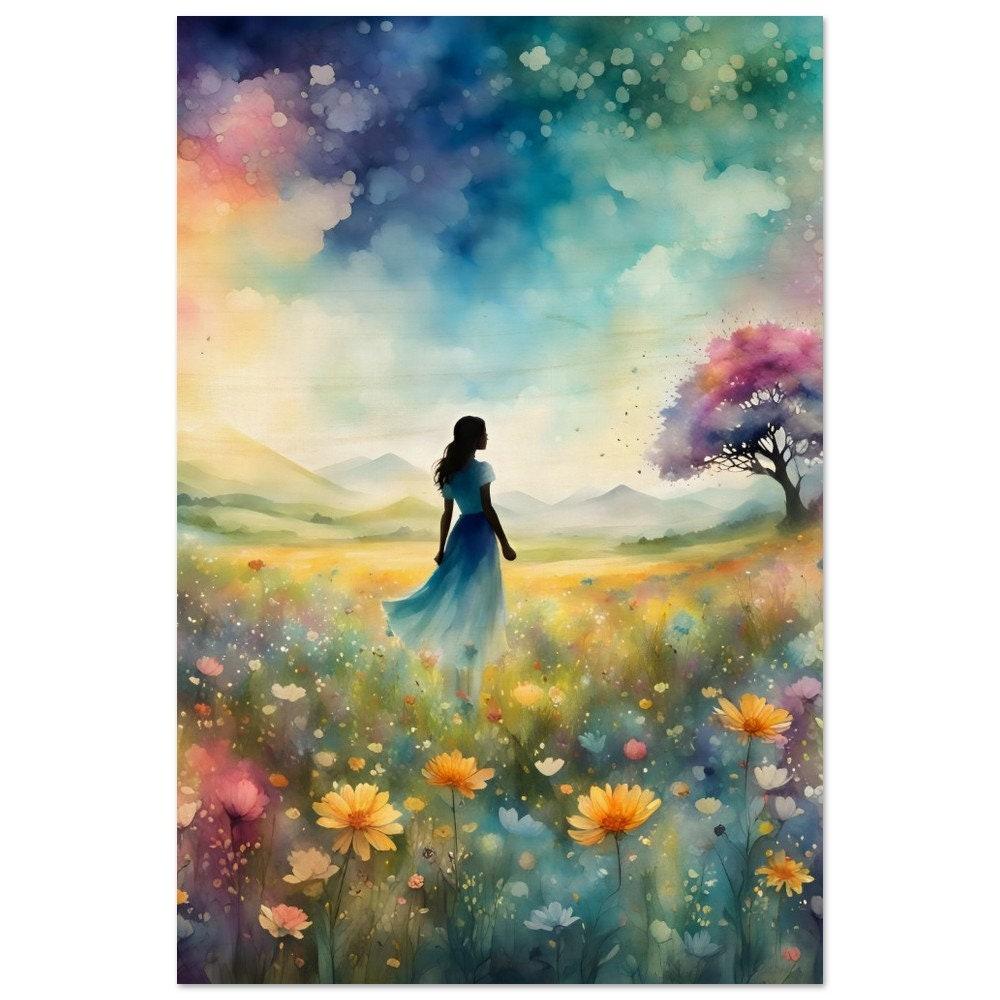 Wood Print, Original Art, Print on Wood, Ready to Hang