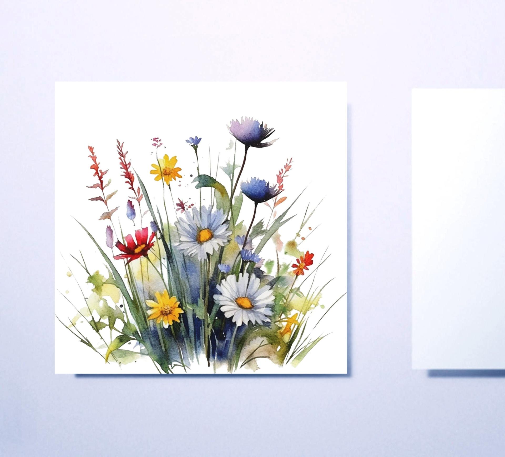 Wildflowers - Single Card or Bulk 10 Pack of Gift Cards