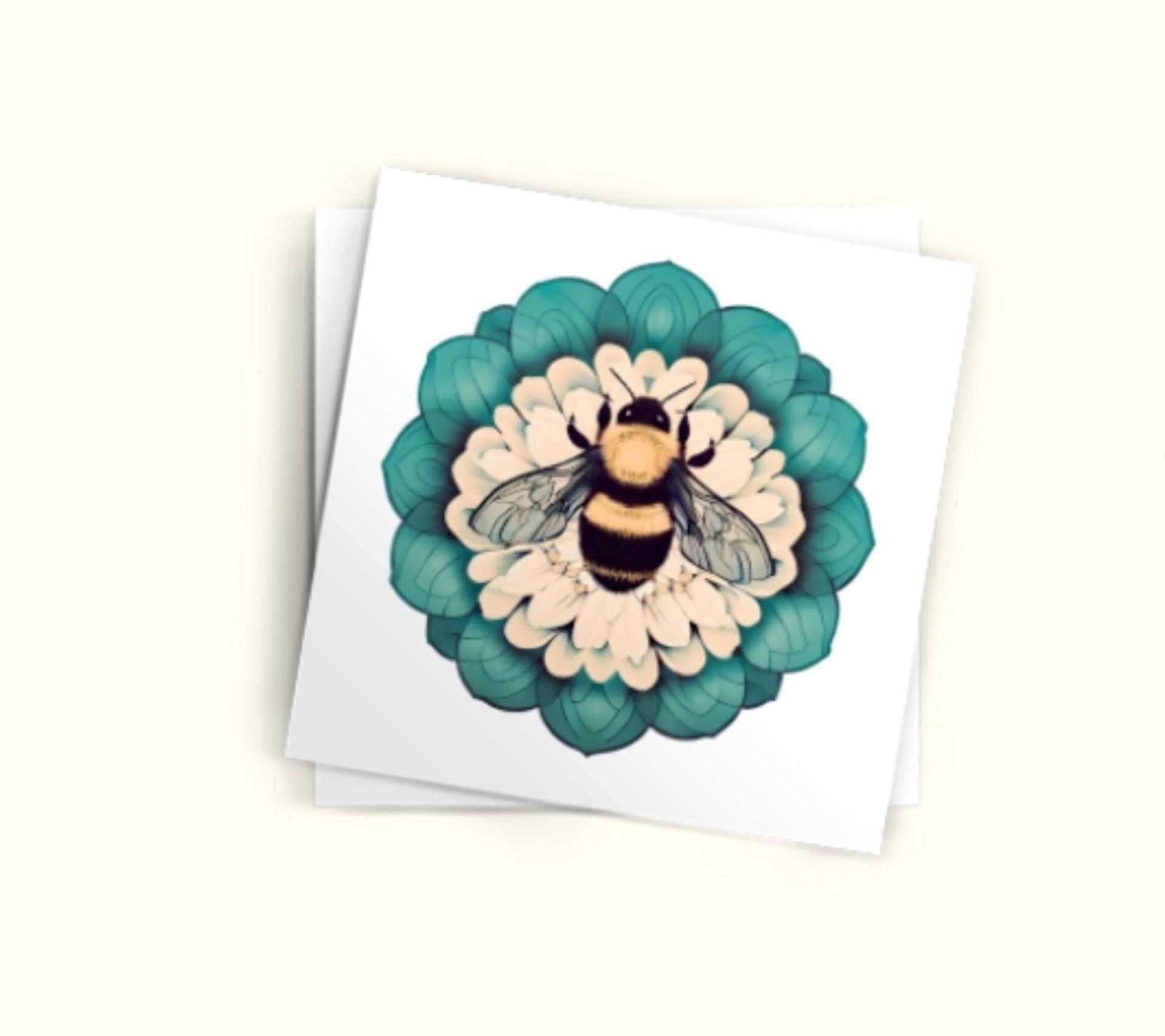 Bumble Bee Cards, Large Note Card, Invites, Birthday, Money Card
