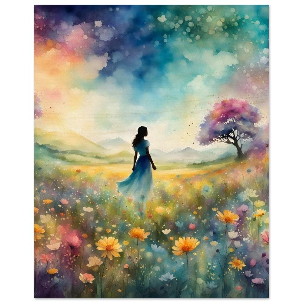 Wood Print, Original Art, Print on Wood, Ready to Hang