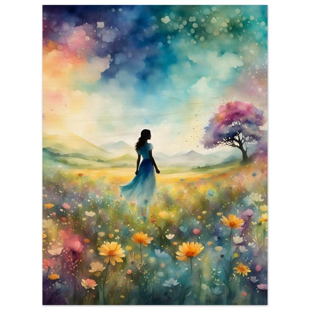 Wood Print, Original Art, Print on Wood, Ready to Hang