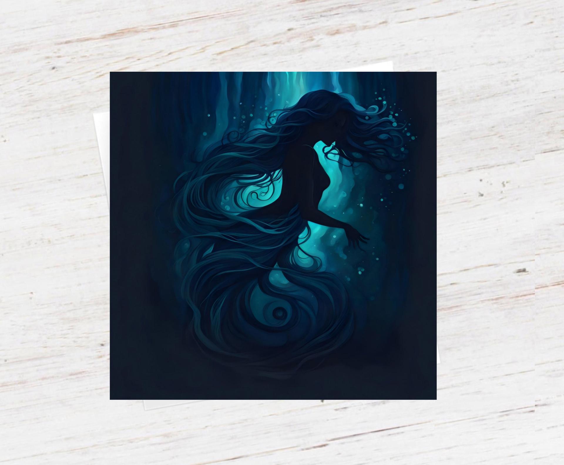 Mermaid Greeting Cards, Birthday, Invitations, Thank You Cards