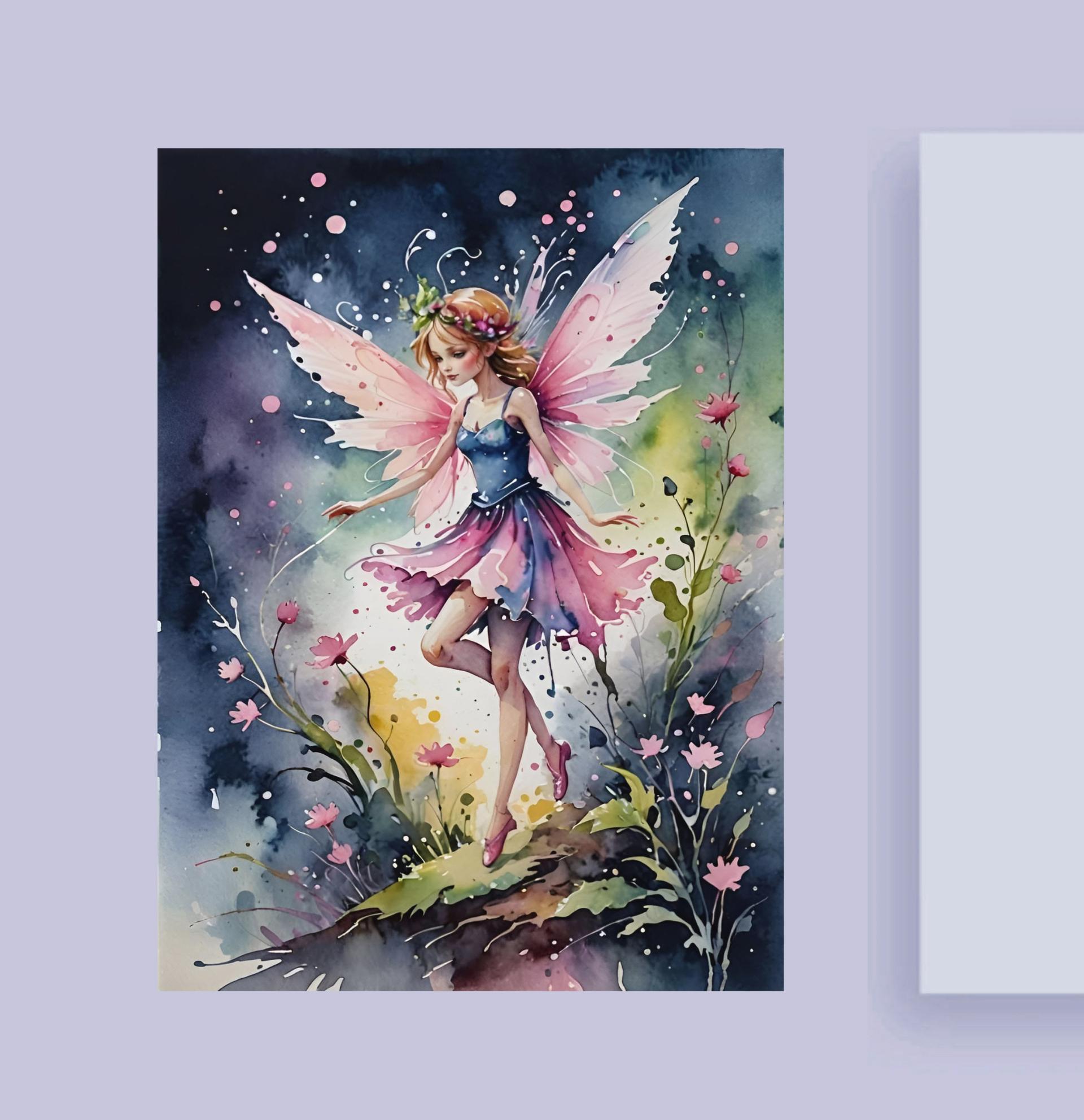 Fairy Greeting Cards, Set of 4 Designs, Bulk Pack of Cards