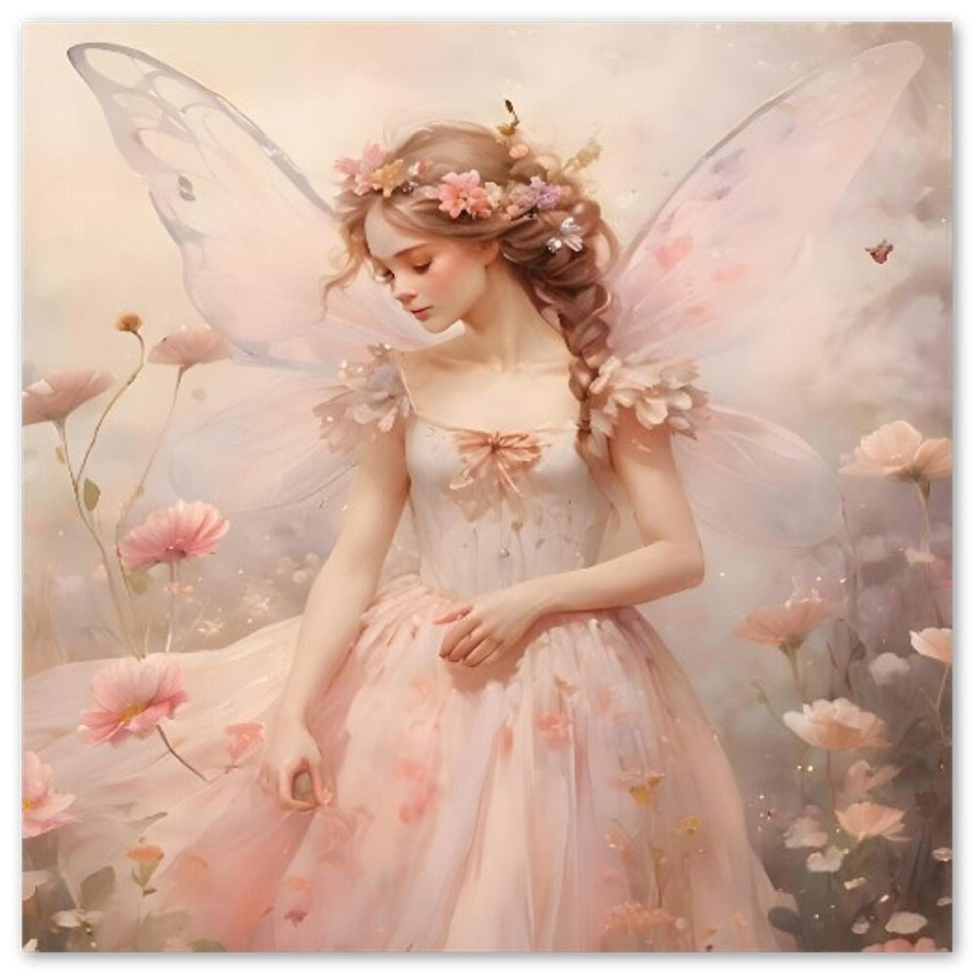 Fairy Greeting Cards, Set of 5 Designs, Bulk Pack of Cards
