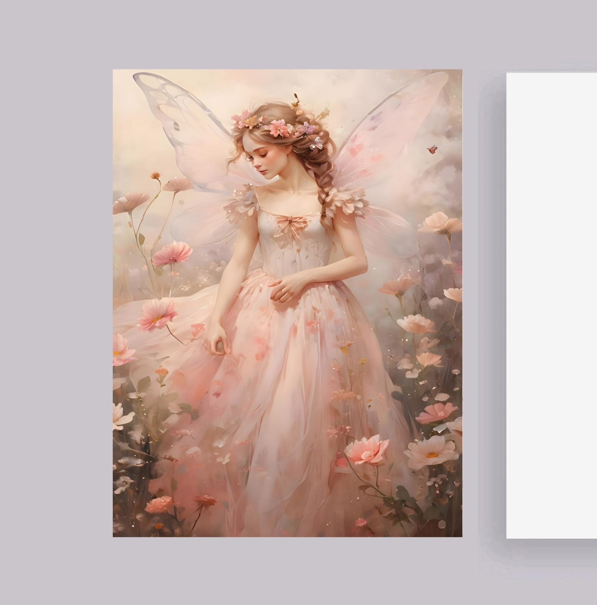 Fairy Greeting Cards, Set of 5 Designs, Bulk Pack of Cards
