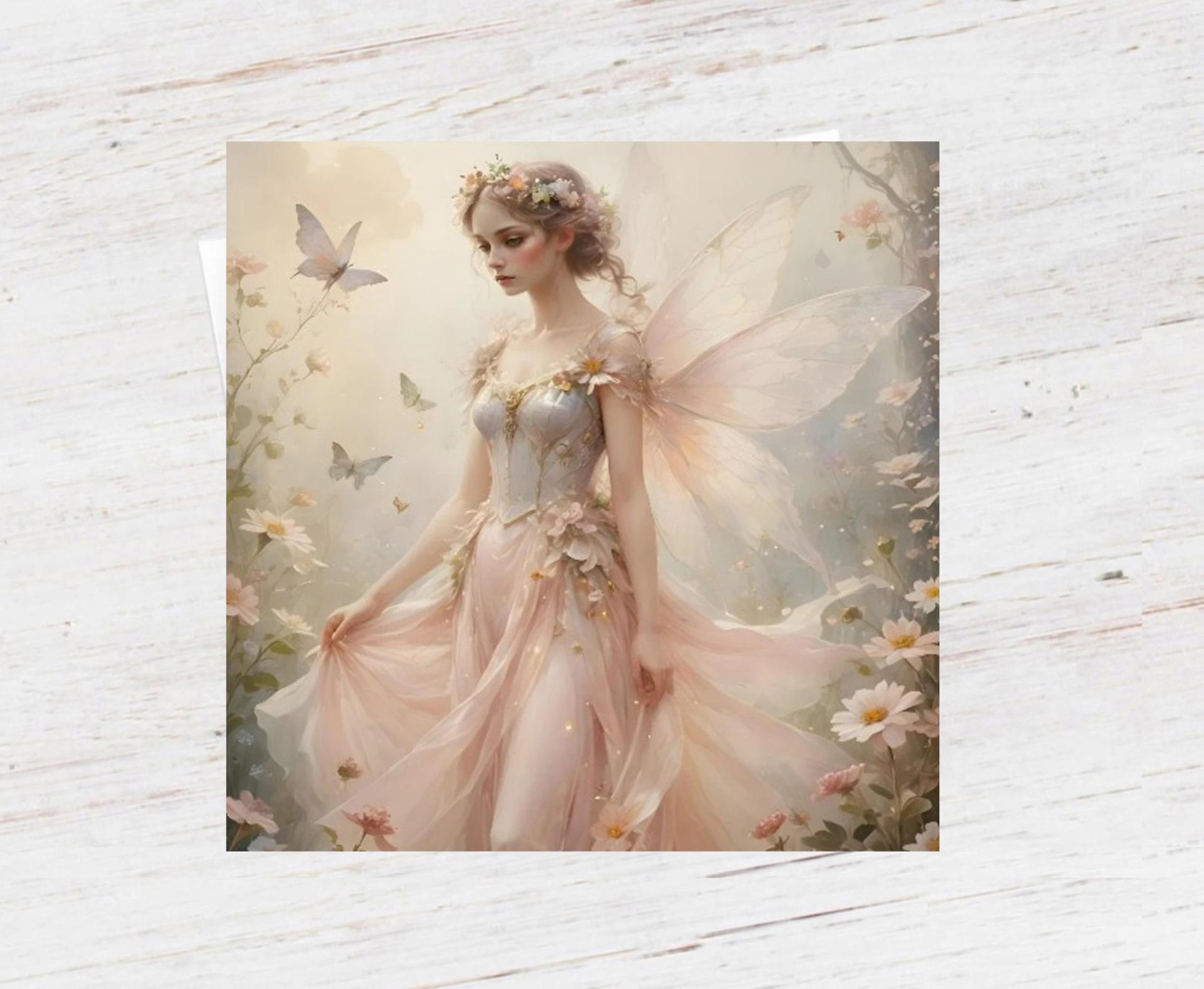 Fairy Greeting Cards, Set of 5 Designs, Bulk Pack of Cards