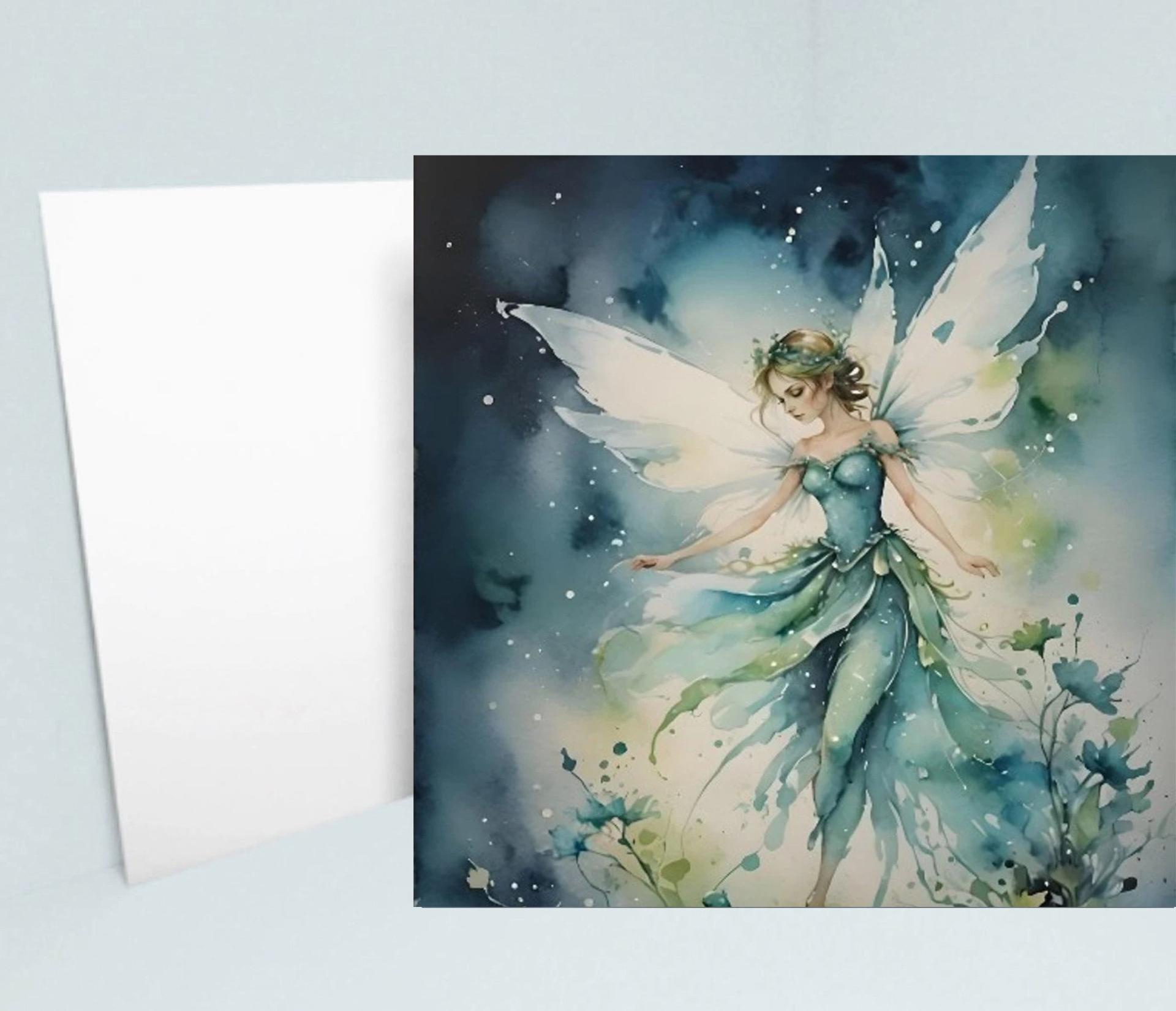 Fairy Greeting Cards, Set of 4 Designs, Bulk Pack of Cards
