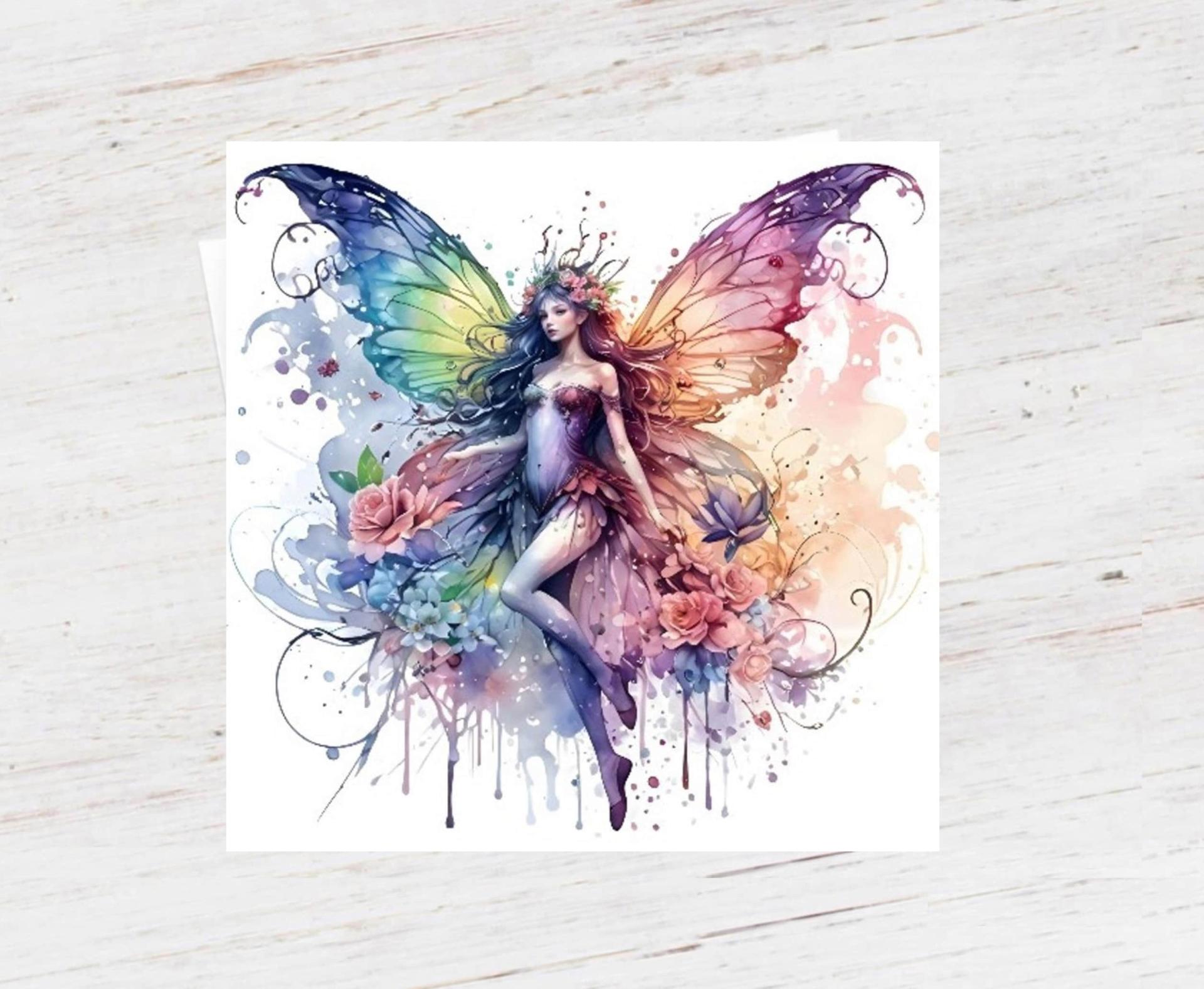 Fairy Greeting Cards, Set of 5 Designs, Bulk Pack of Cards