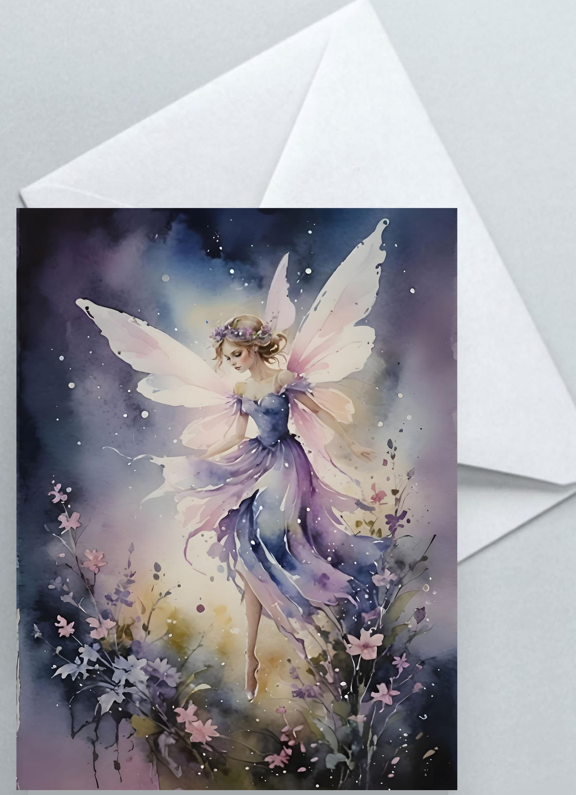 Fairy - Greeting Cards - Fae Note Cards, Single or Bulk Pack of 10