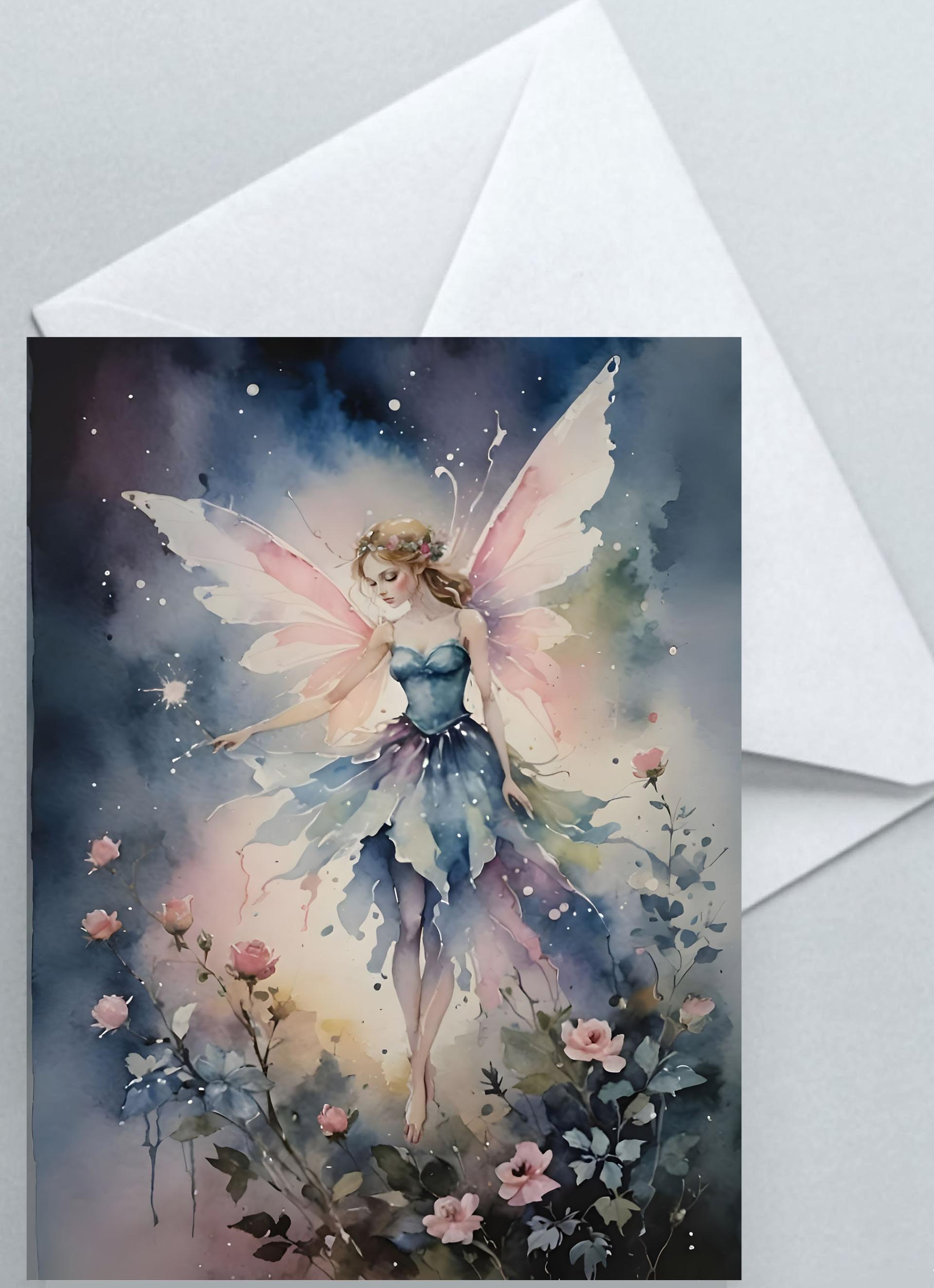 Fairy - Greeting Cards - Fae Note Cards, Single or Bulk Pack of 10