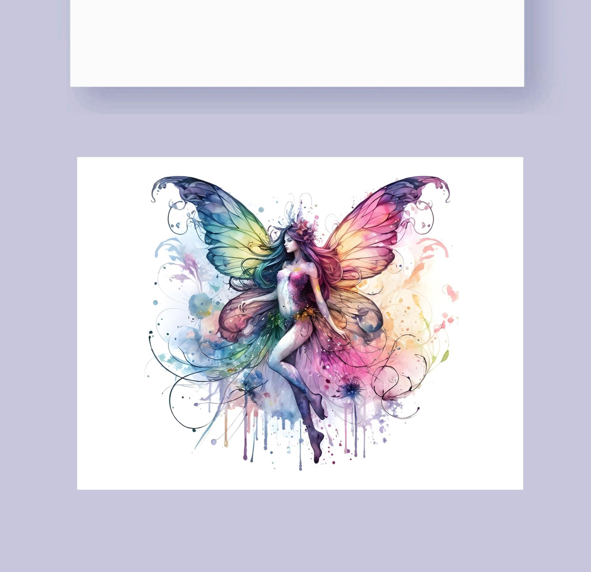 Fairy - Greeting Cards - Fae Note Cards, Single or Bulk Pack of 10