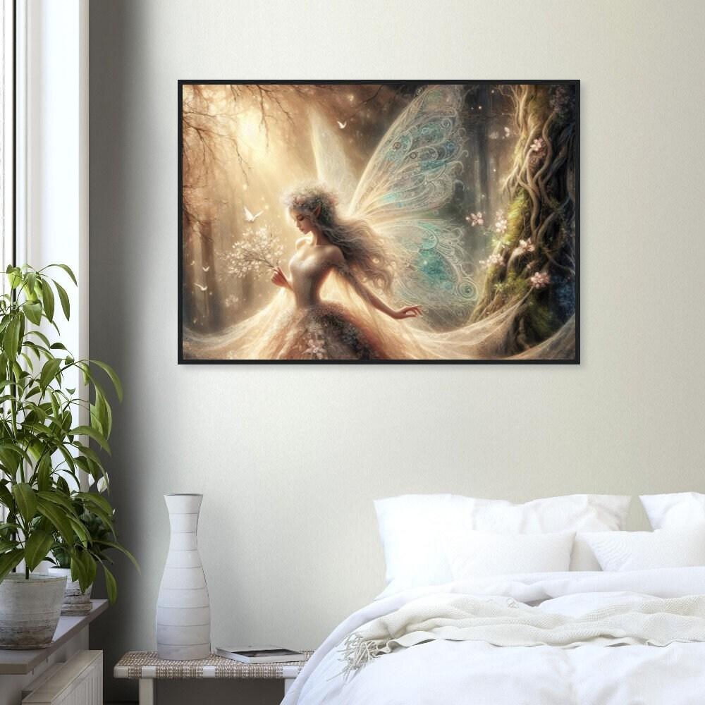 Fairy Print - Framed or Unframed - Original Art - Print on Paper