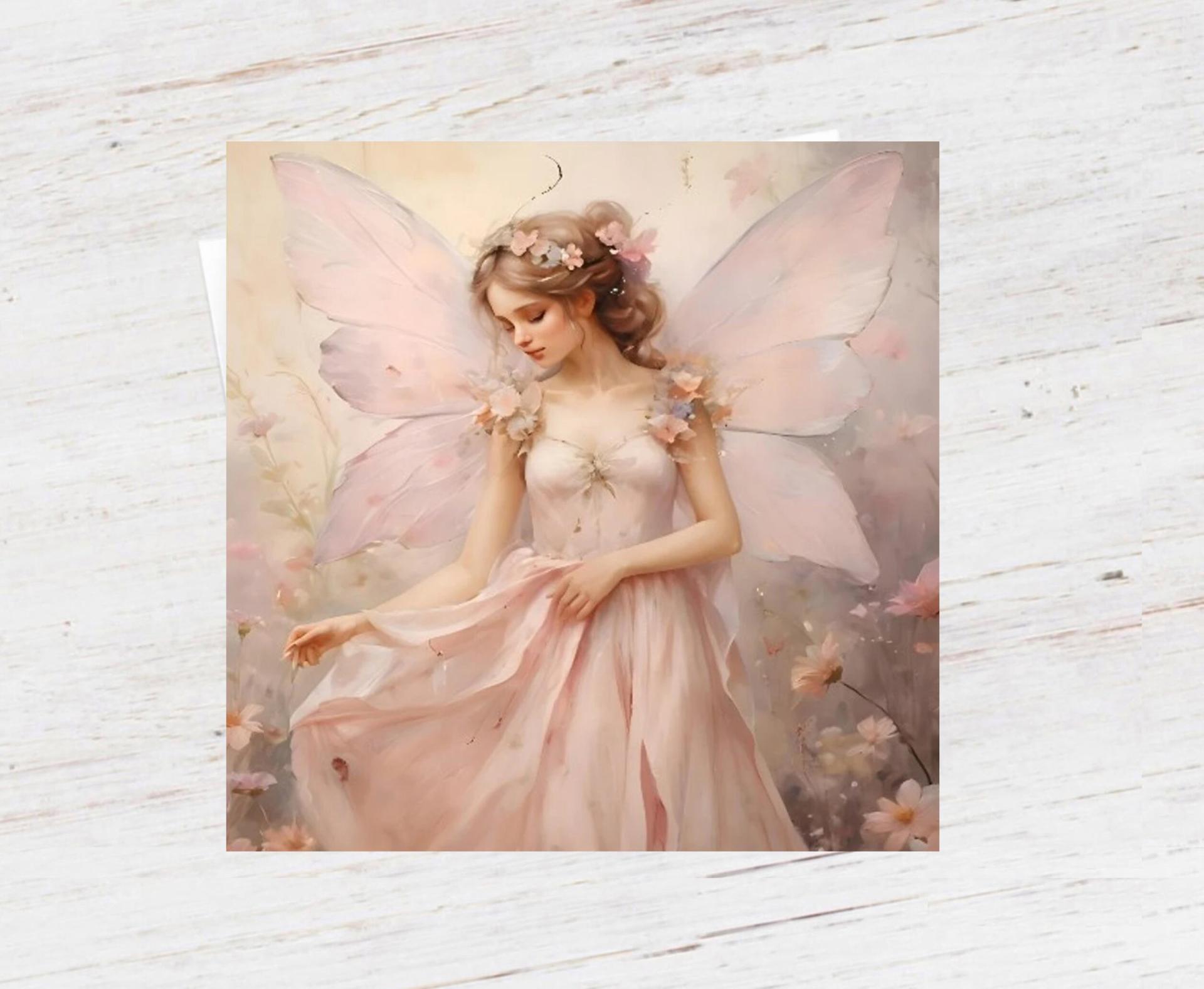 Fairy Greeting Cards, Set of 5 Designs, Bulk Pack of Cards