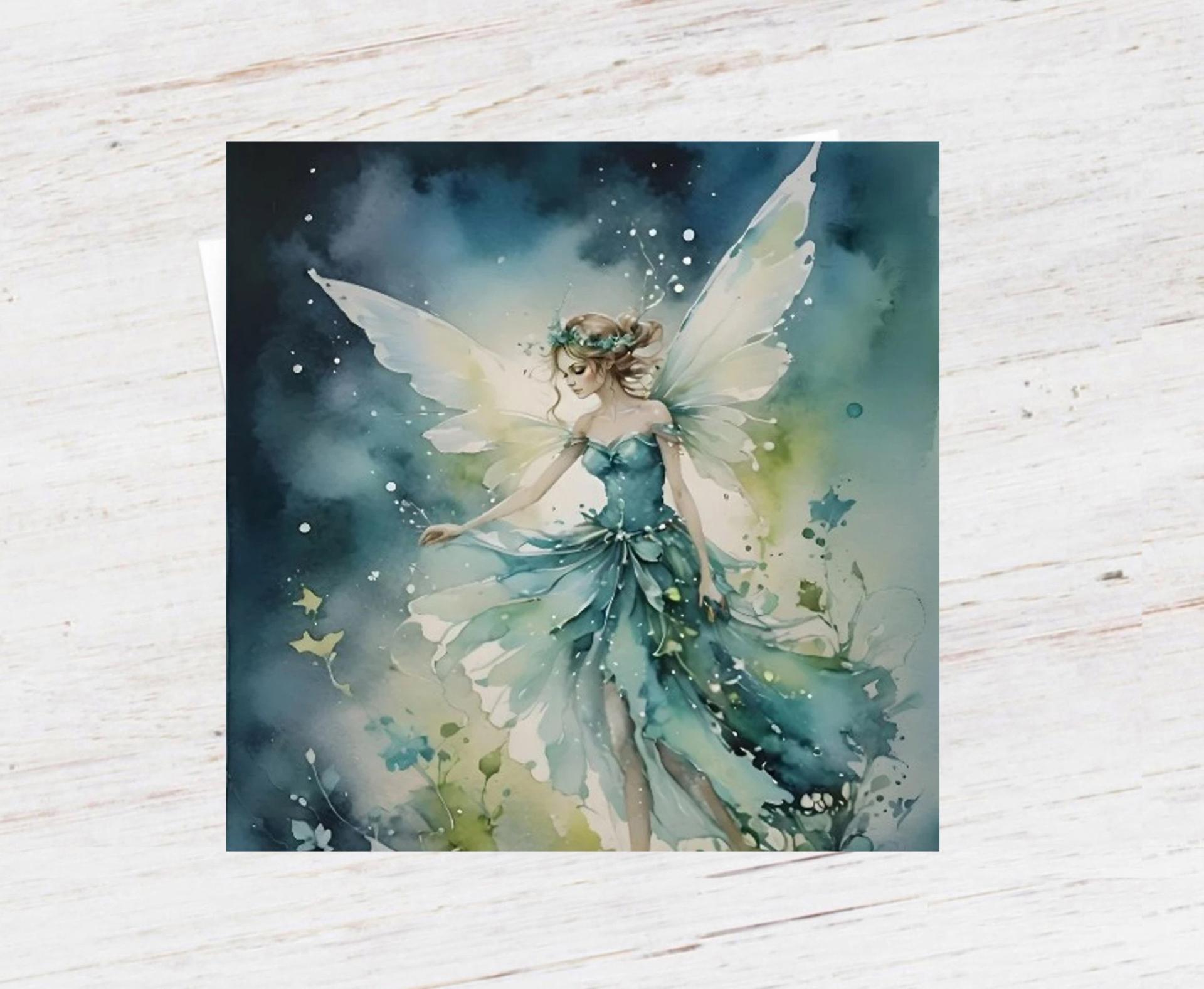 Fairy Greeting Cards, Set of 4 Designs, Bulk Pack of Cards