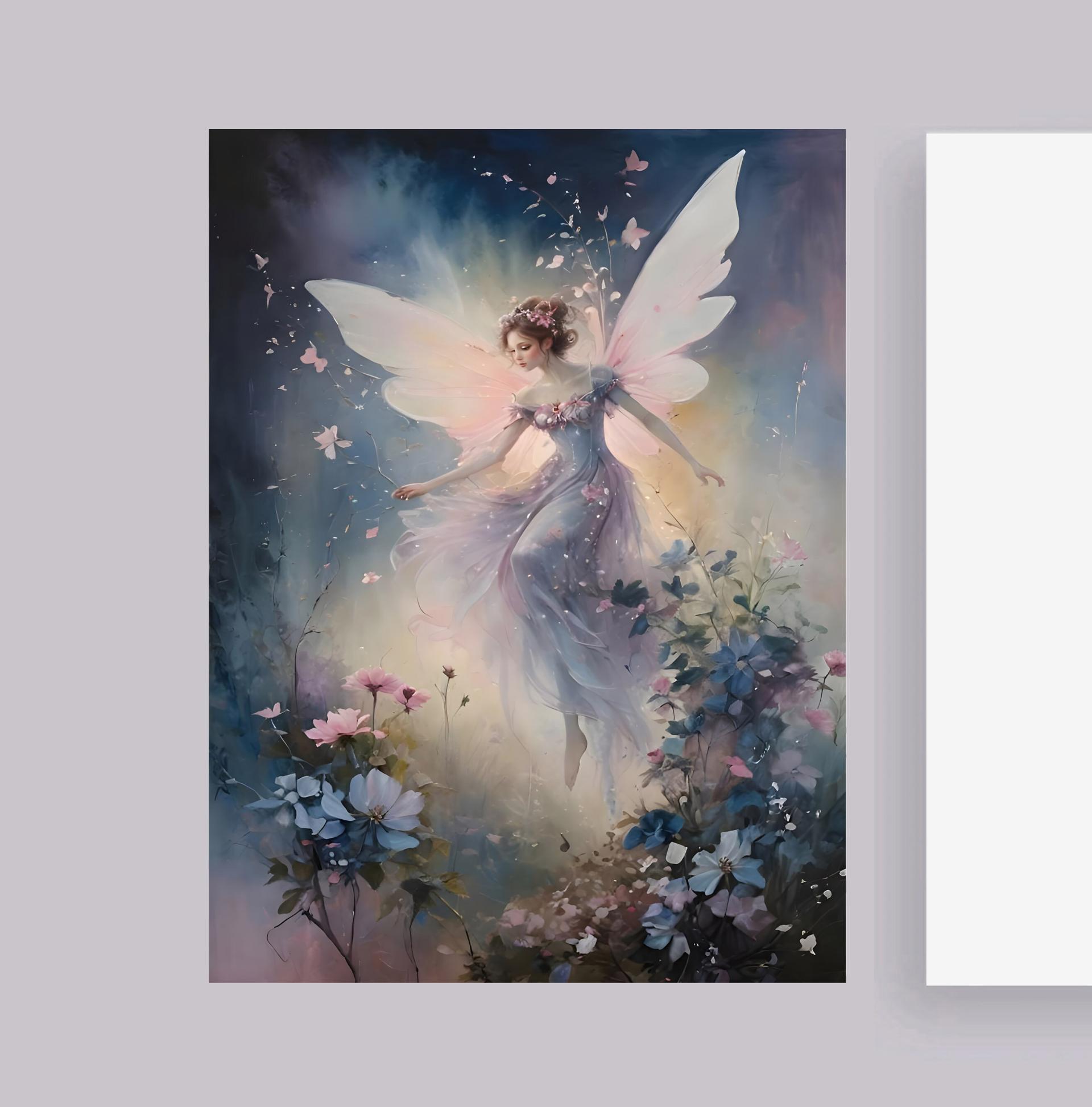 Fairy Greeting Cards, Set of 5 Designs, Bulk Pack of Cards