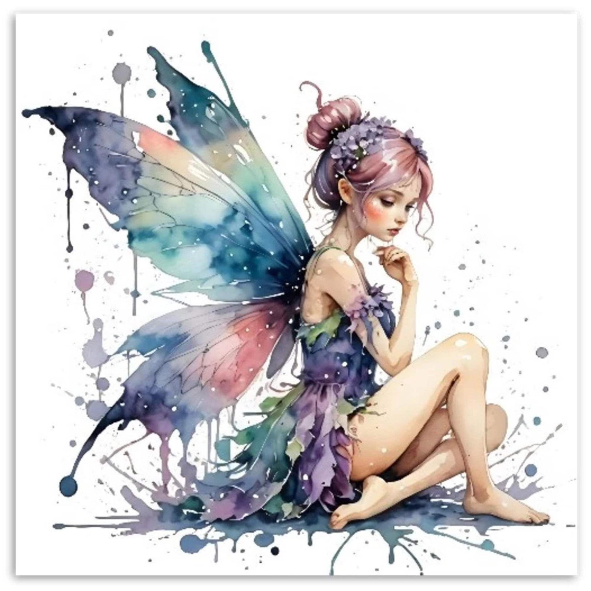 Fairy Greeting Cards, Set of 4 Designs, Bulk Pack of Cards