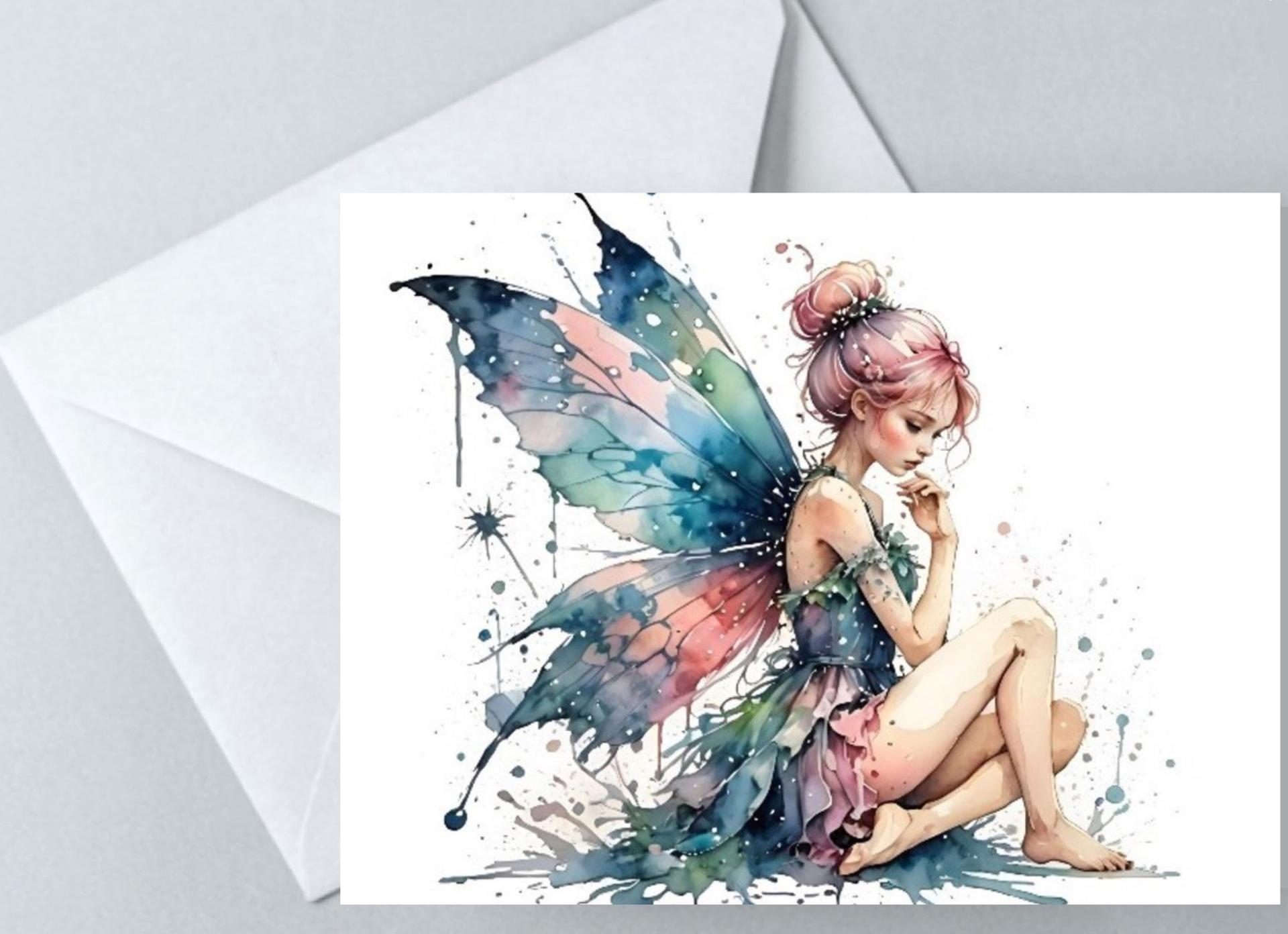 Fairy - Greeting Cards - Fae Note Cards, Single or Bulk Pack of 10