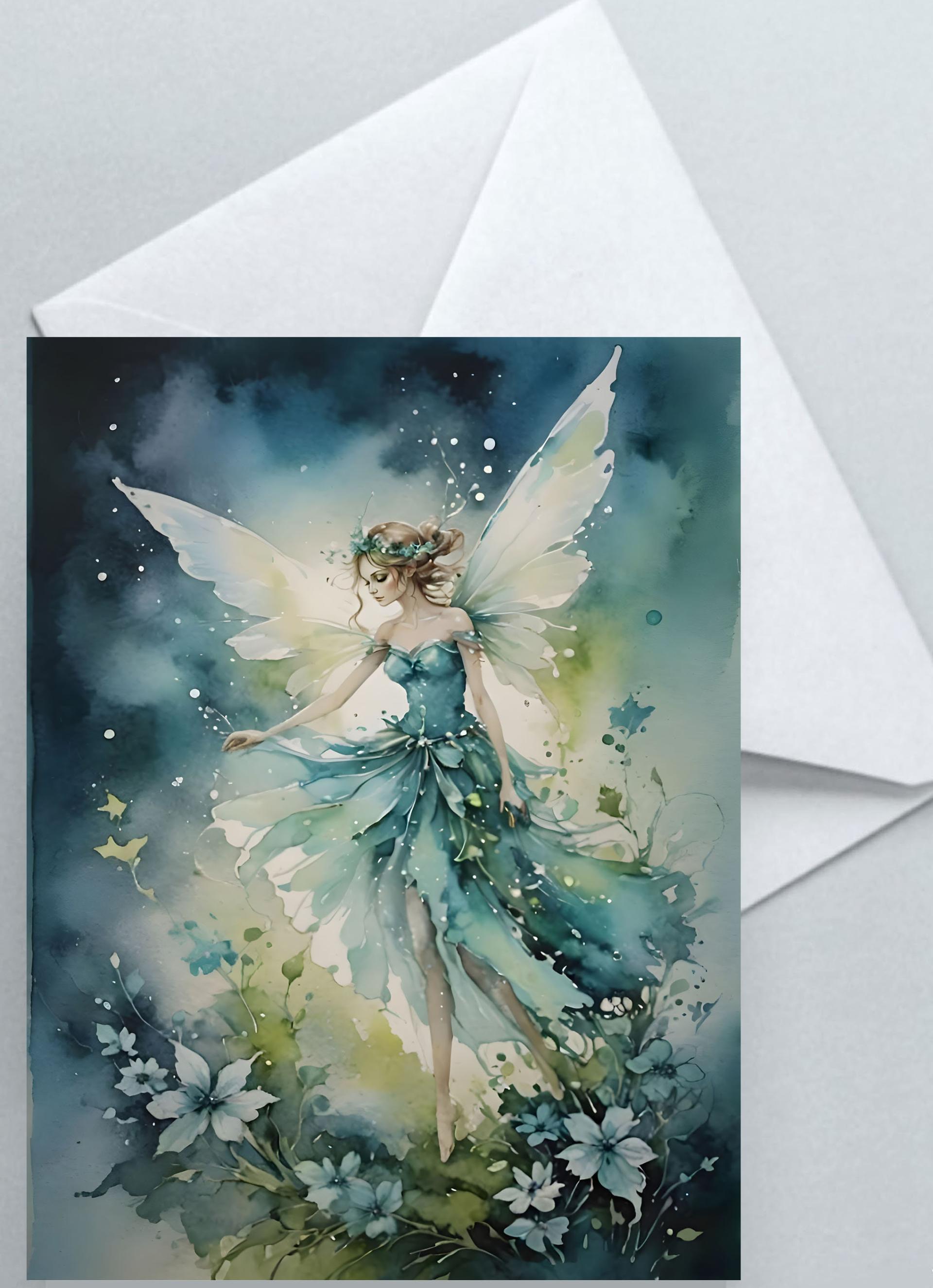 Fairy - Greeting Cards - Fae Note Cards, Single or Bulk Pack of 10