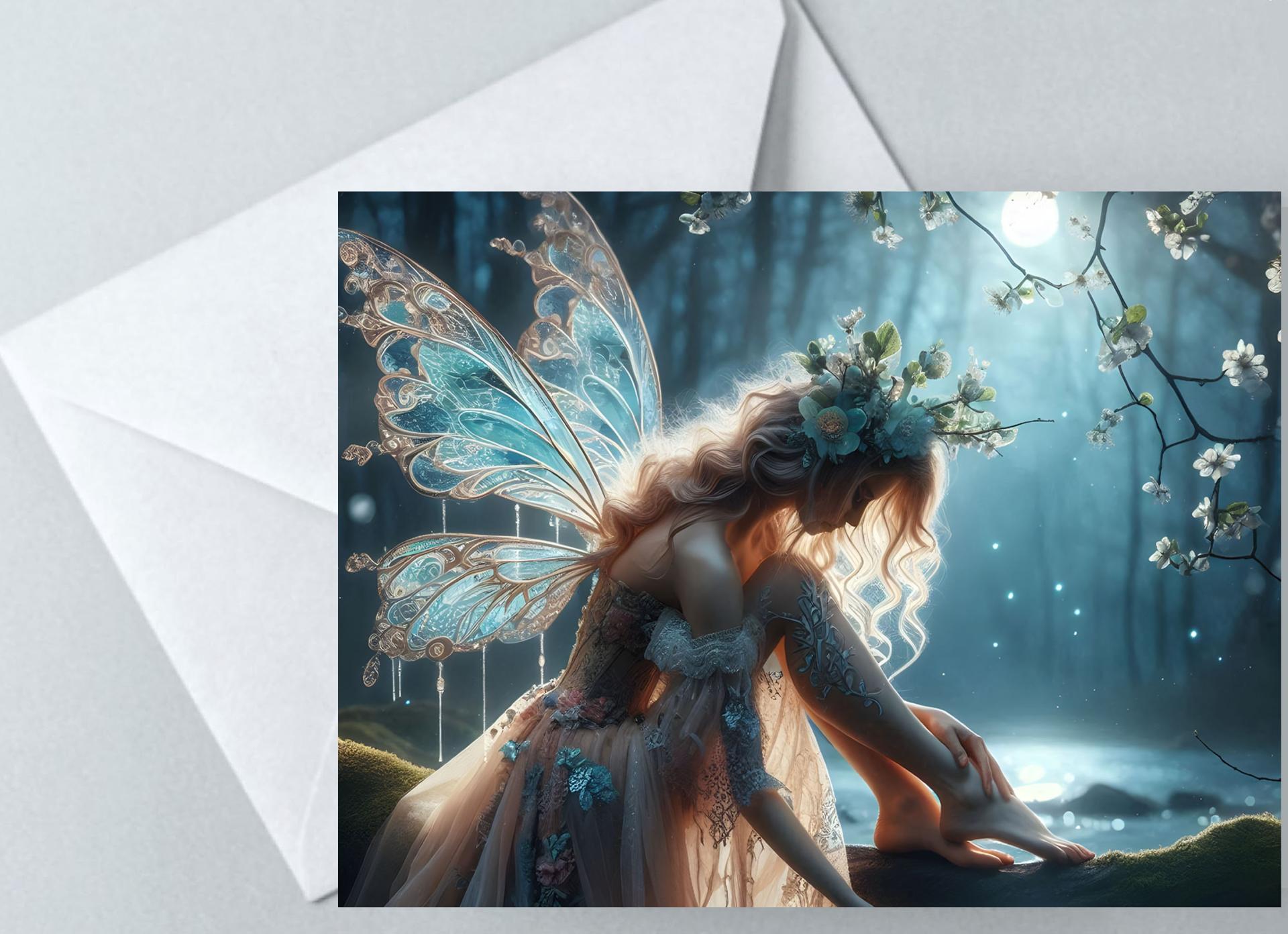 Fairy - Greeting Cards - Fae Note Cards, Single or Bulk Pack of 10