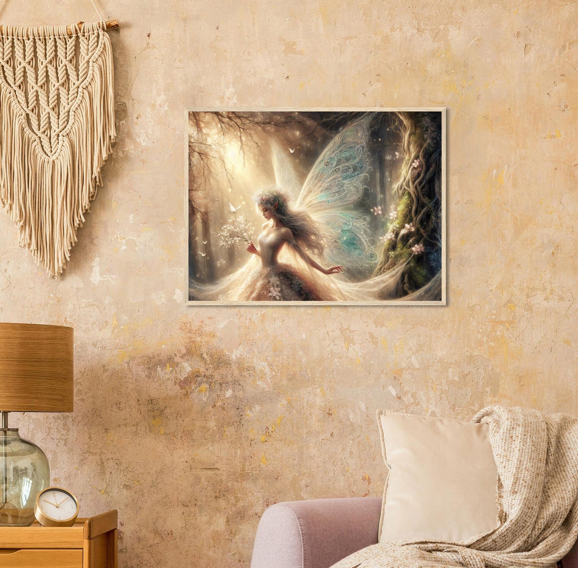 Fairy Print - Framed or Unframed - Original Art - Print on Paper
