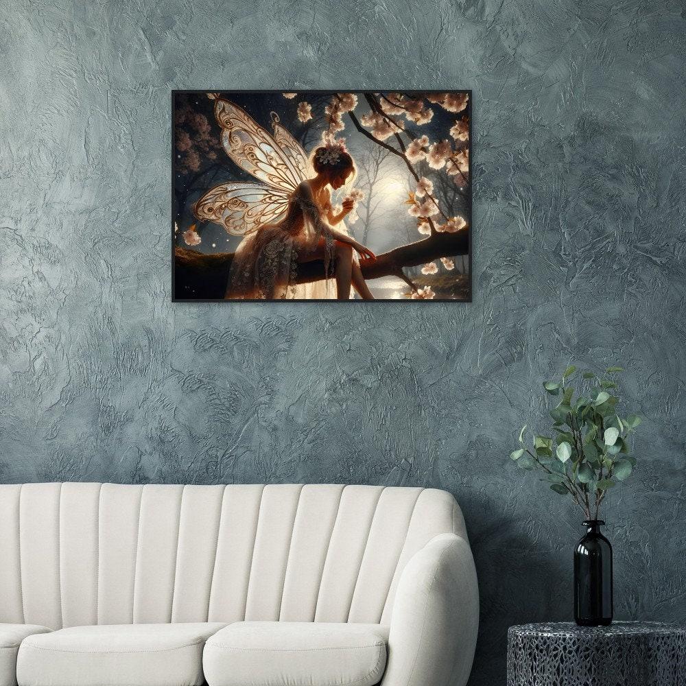 Fairy, Original Art Print, Framed or Unframed