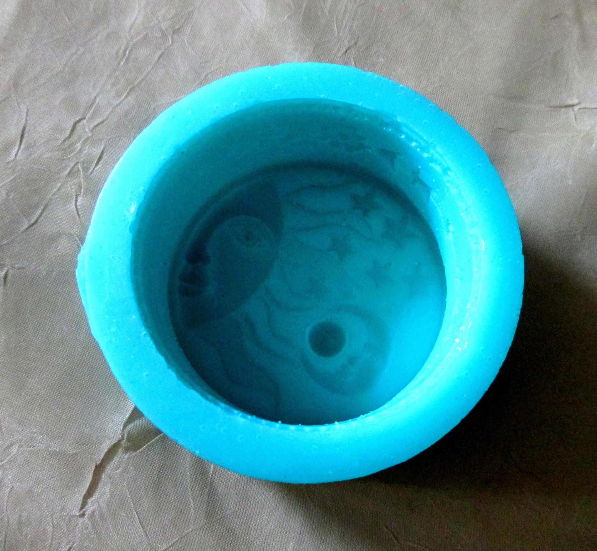 Casting Mold - Sun and Moon Mold - for Resin, Clay, Casting and Baking, or for Soap or Candles
