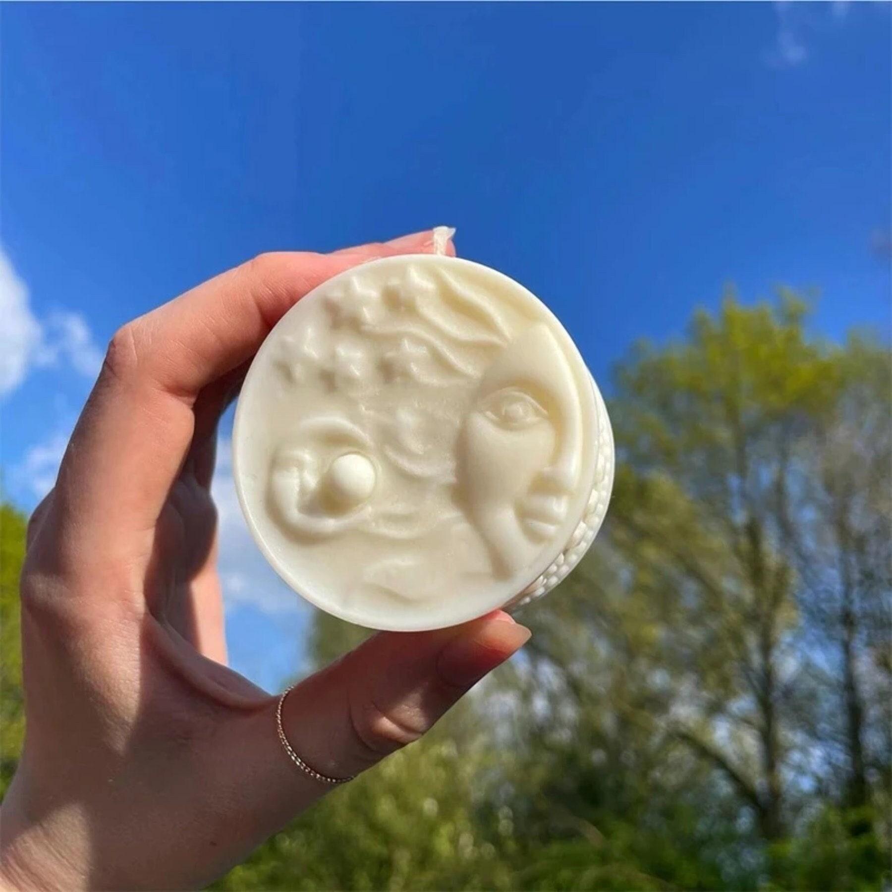 Casting Mold - Sun and Moon Mold - for Resin, Clay, Casting and Baking, or for Soap or Candles