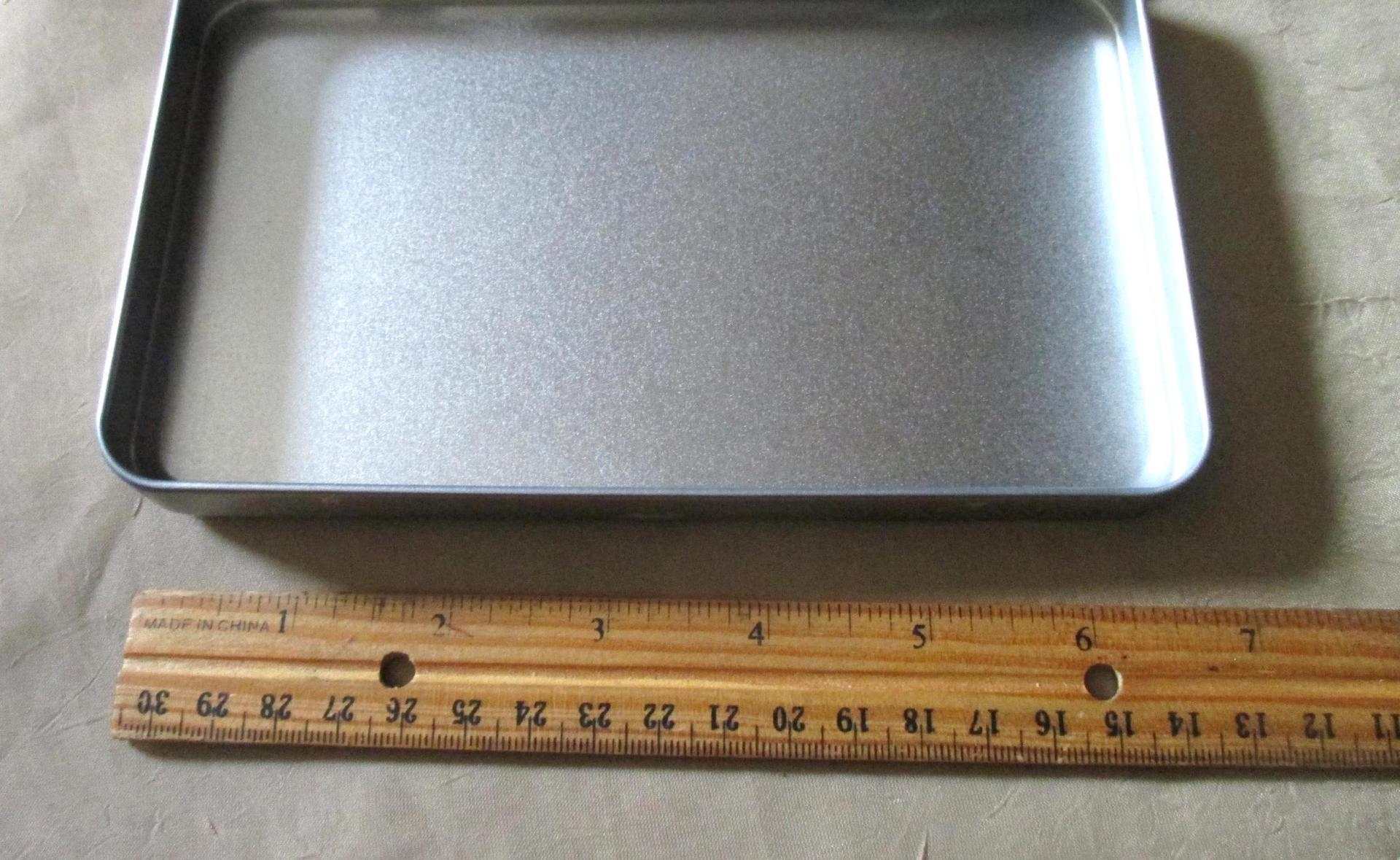 Tin Containers, Large Art Tin - Craft Tin, Gift Tin, Paint Tin, Tin Box