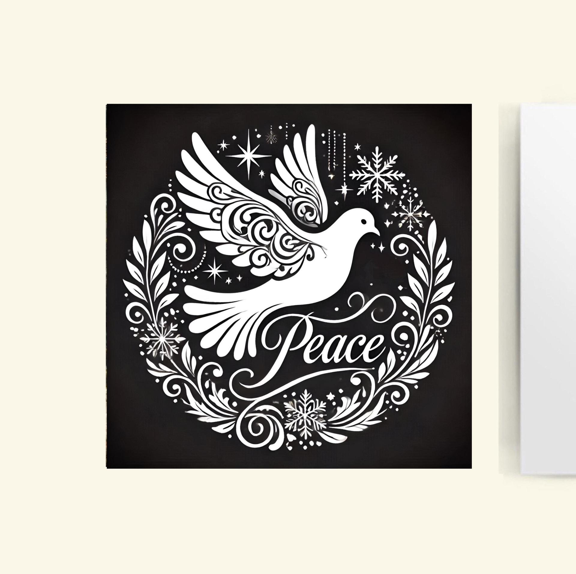 Dove of Peace, Set of 4 Designs, Christmas Cards, Holiday Bulk Pack of Cards