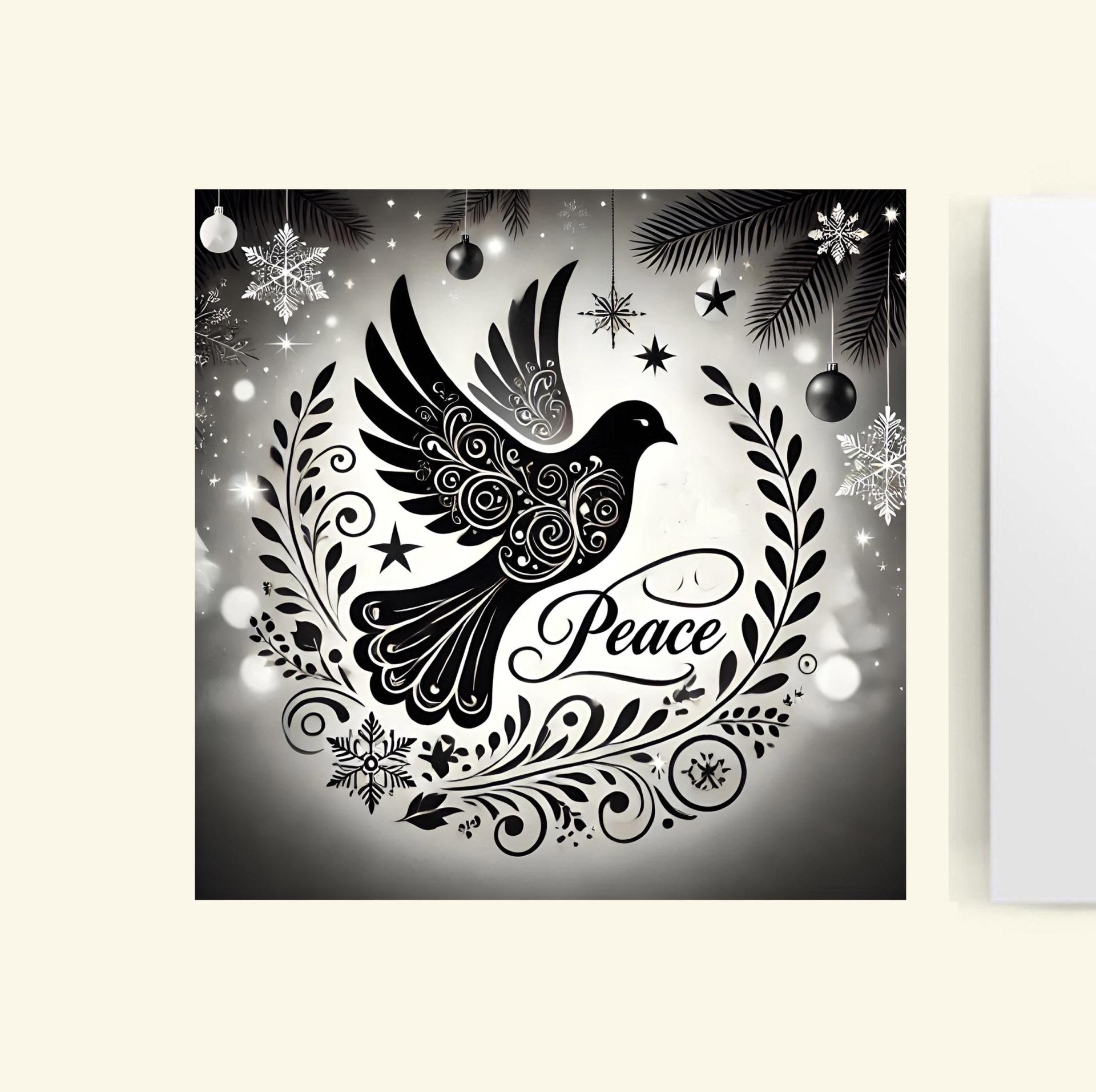 Dove of Peace - Bulk Pack of Christmas Greeting Cards, Holiday Cards, Square