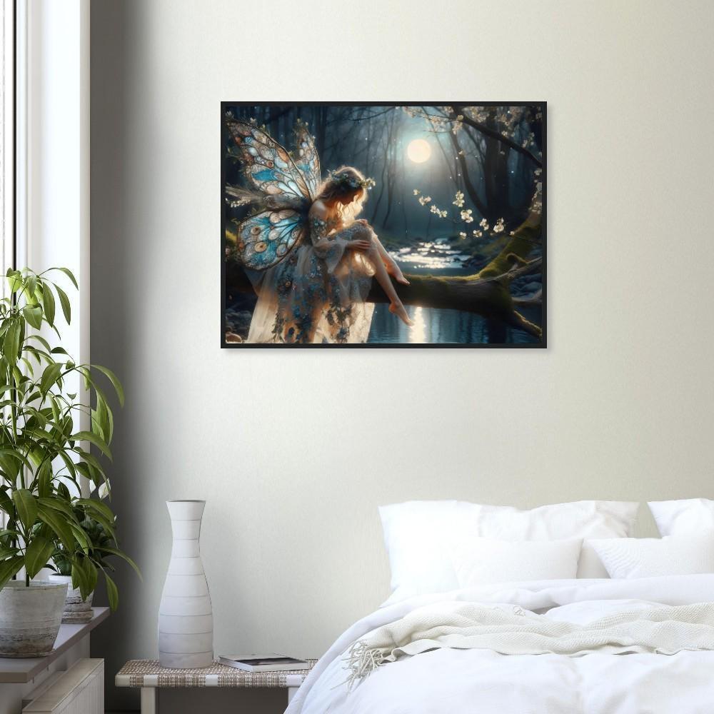 Fairy, Original Art Print, Framed or Unframed