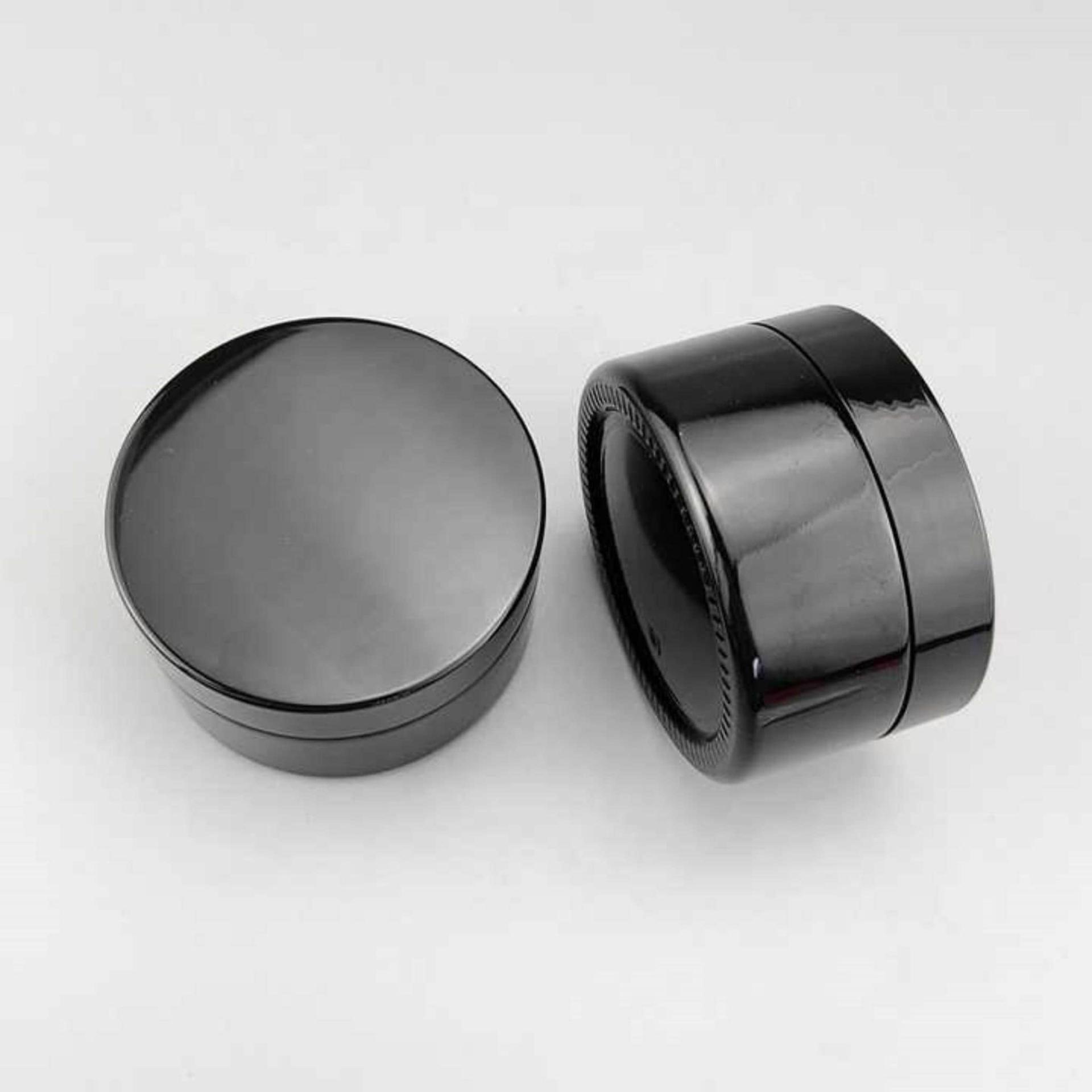 Black Violet UV Glass Jar with Airtight lid, Wide Mouth Jar, Miron Glass Cosmetic Jar