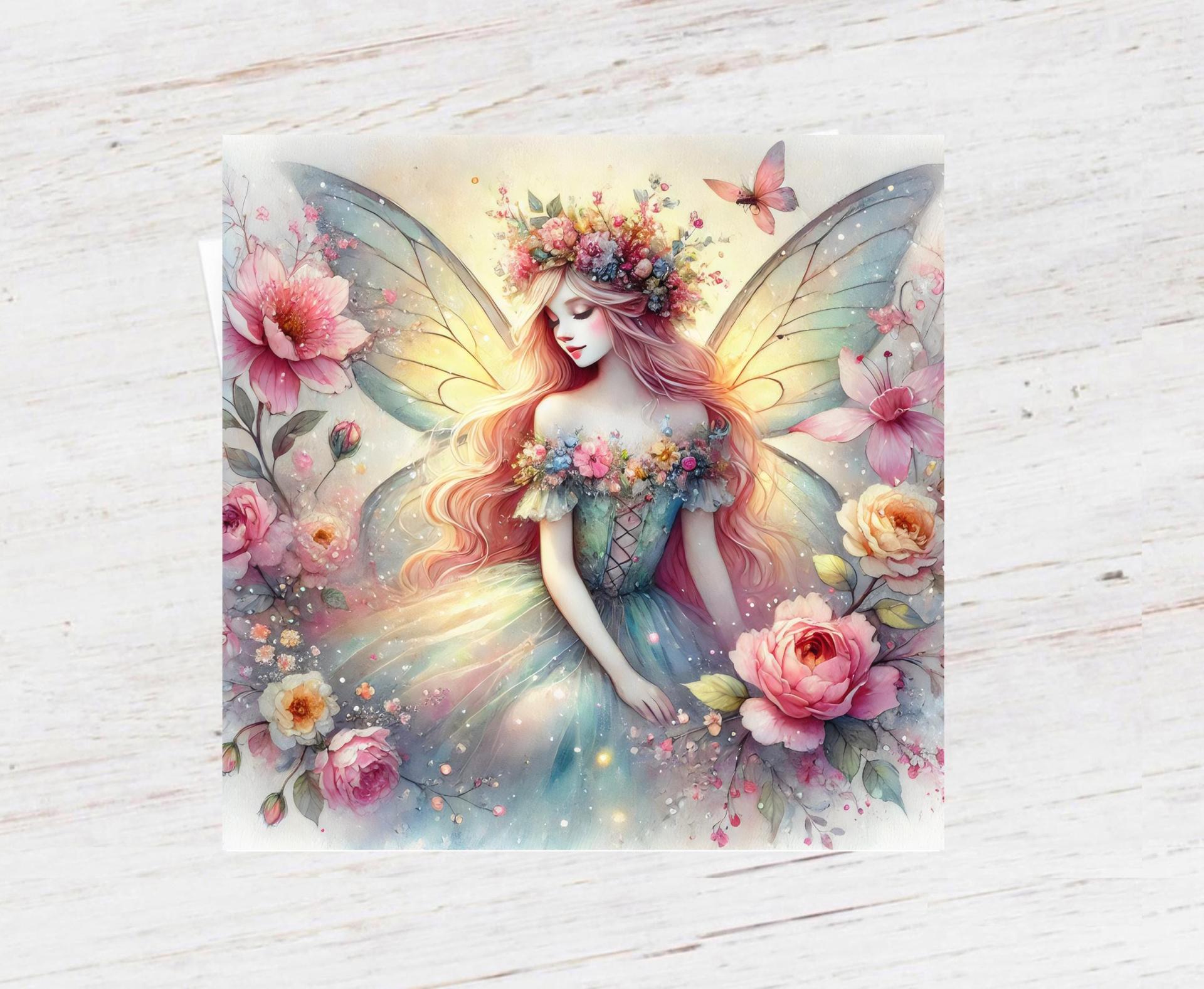 Set of 3 Designs, Fairy Greeting Cards, Bulk Pack of Cards