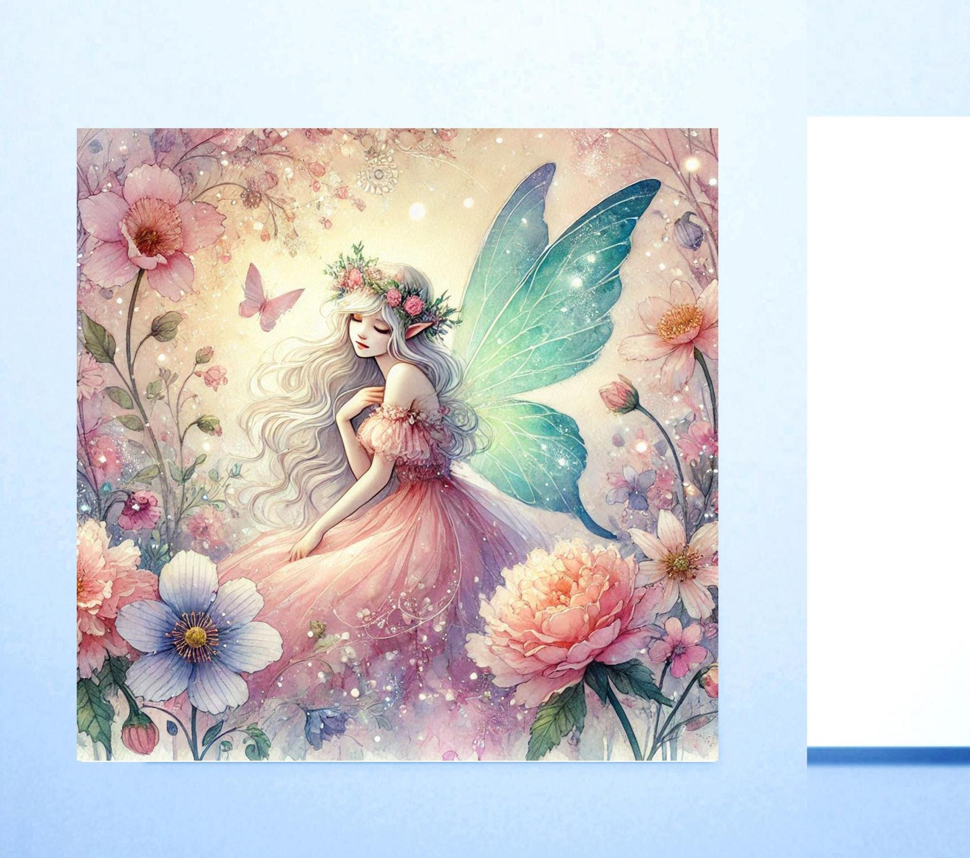 Set of 3 Designs, Fairy Greeting Cards, Bulk Pack of Cards